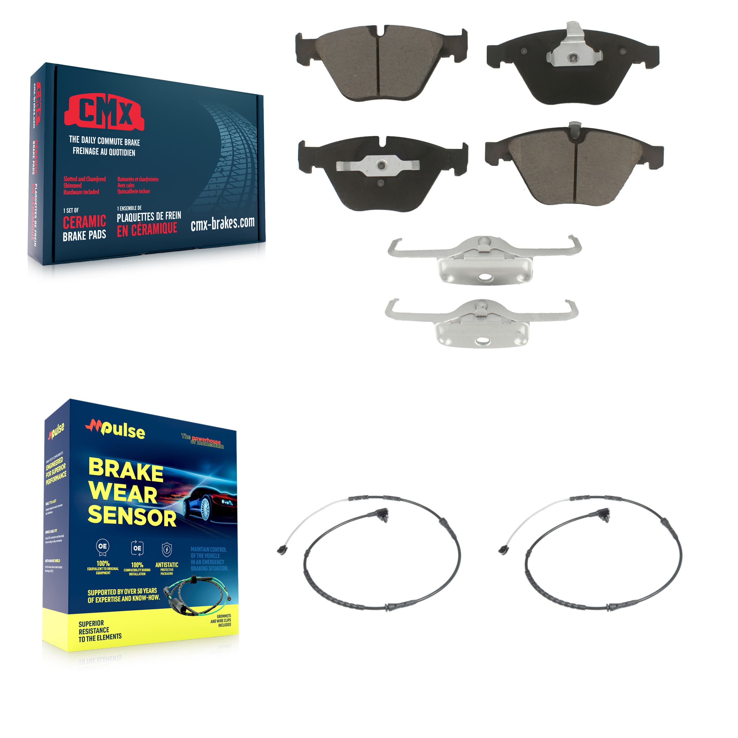 CMX - KCW-100708 - Front Disc Brake Pad Kits image 1