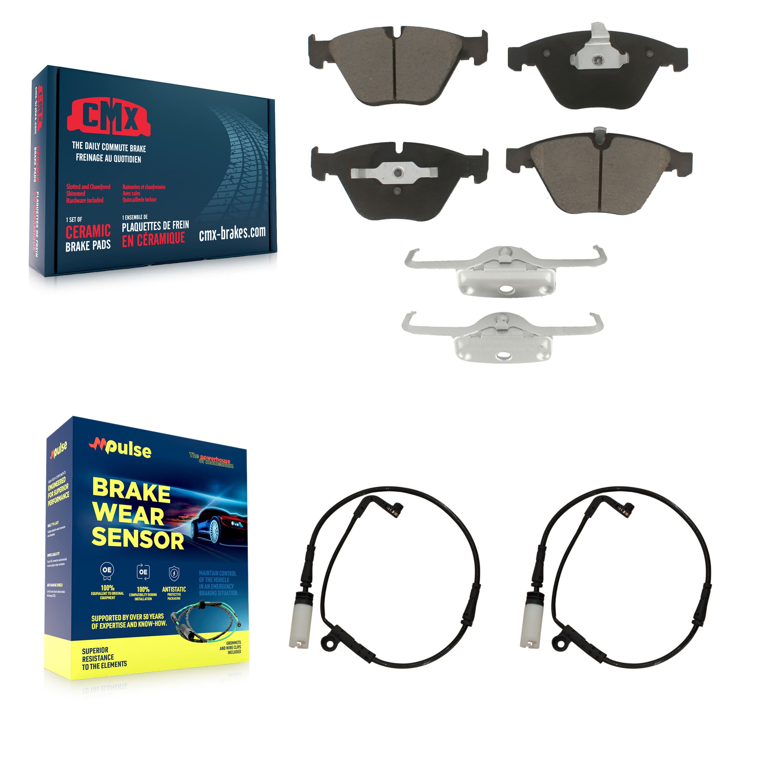 CMX - KCW-100712 - Front Disc Brake Pad Kits image 1
