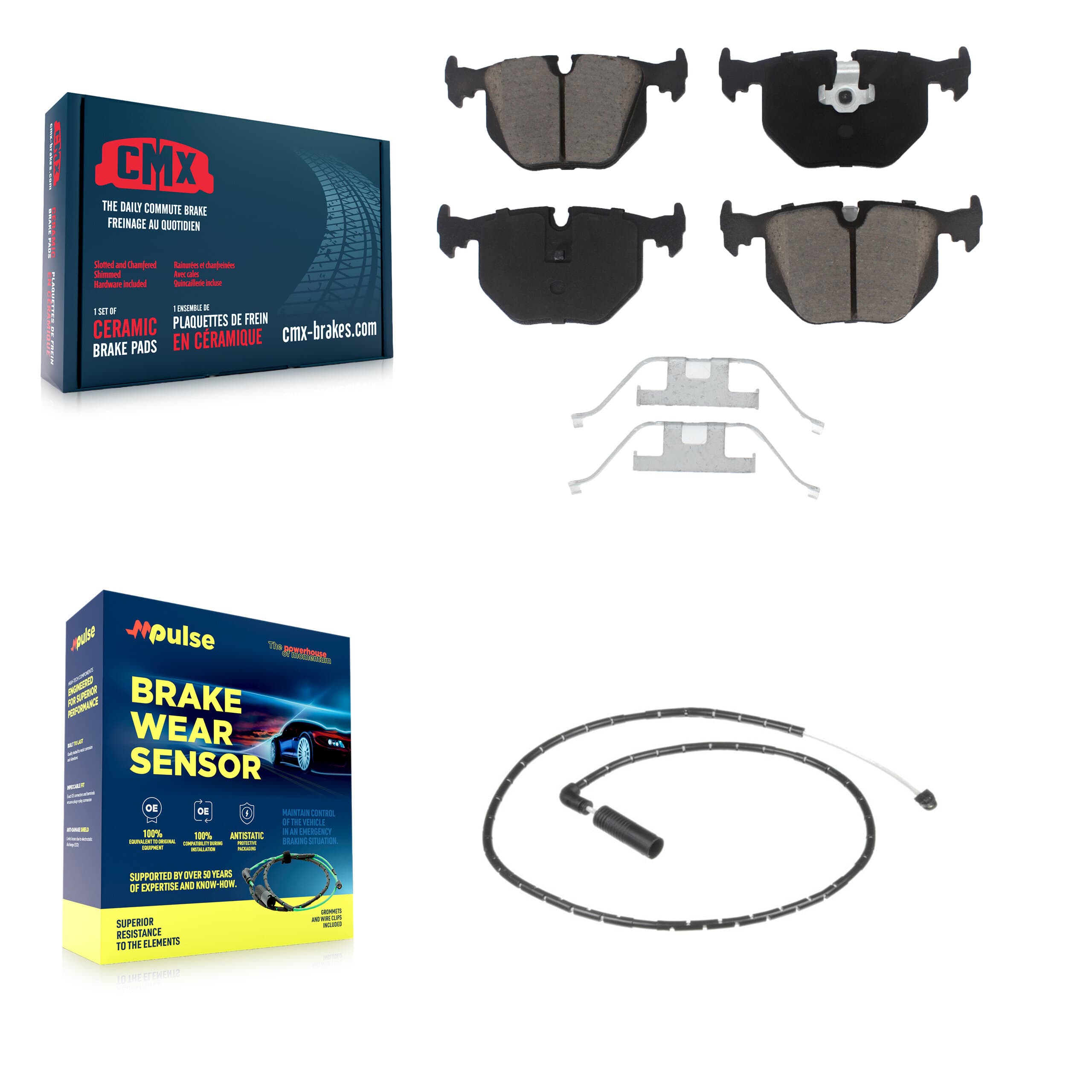 CMX - KCW-100763 - Rear Disc Brake Pad Kits image 1