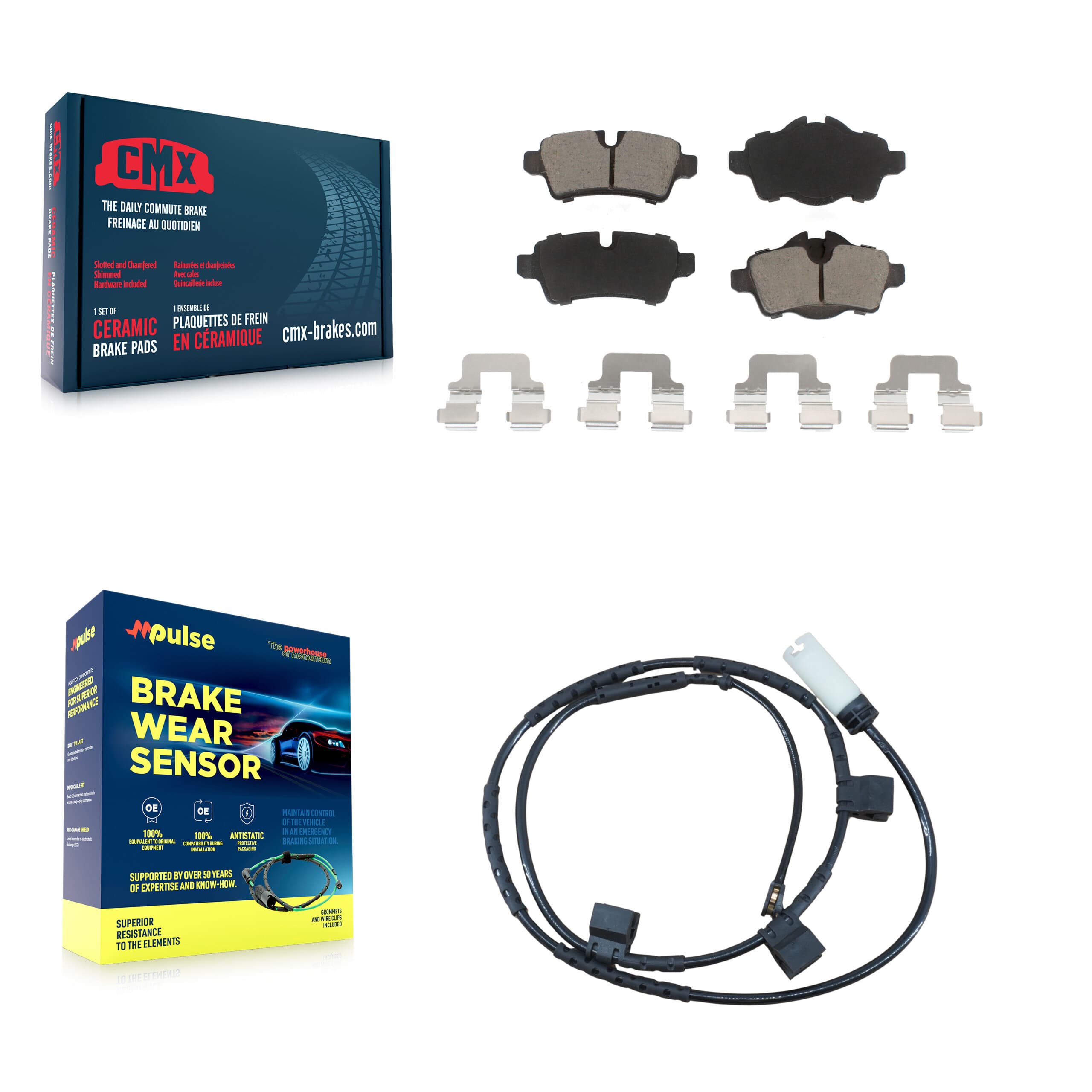 CMX - KCW-100781 - Rear Disc Brake Pad Kits image 1
