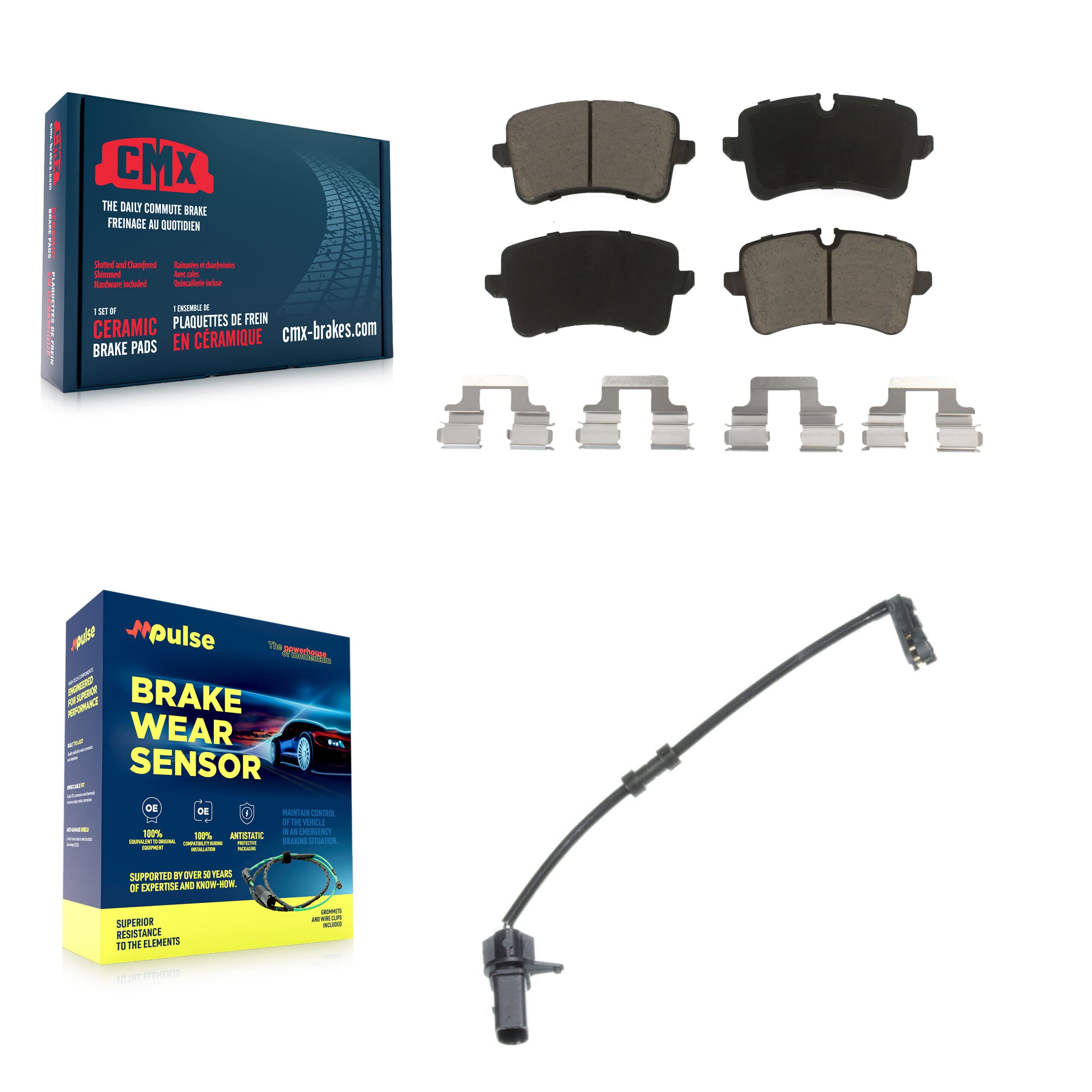 CMX - KCW-100784 - Rear Disc Brake Pad Kits image 1