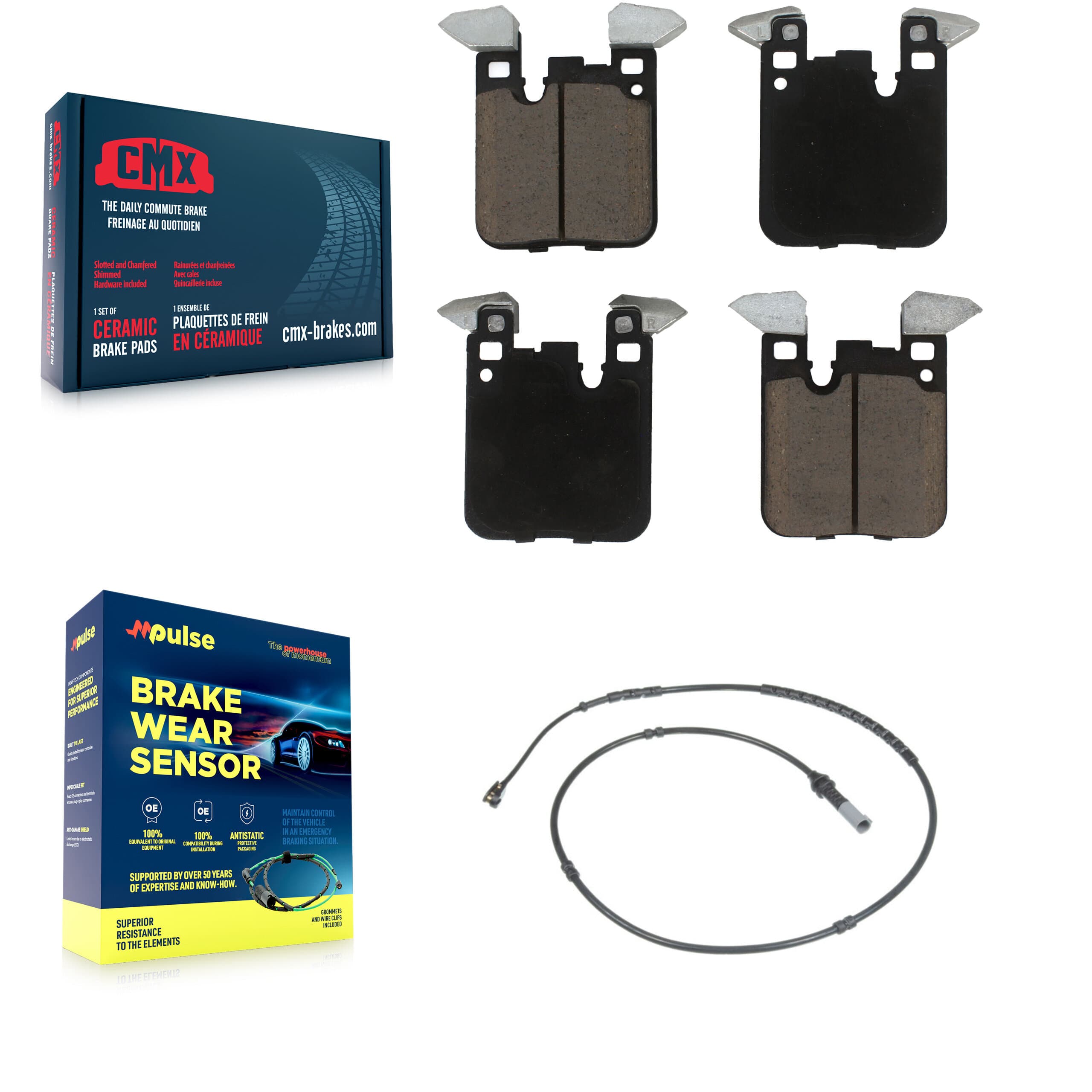 CMX - KCW-100795 - Rear Disc Brake Pad Kits image 1