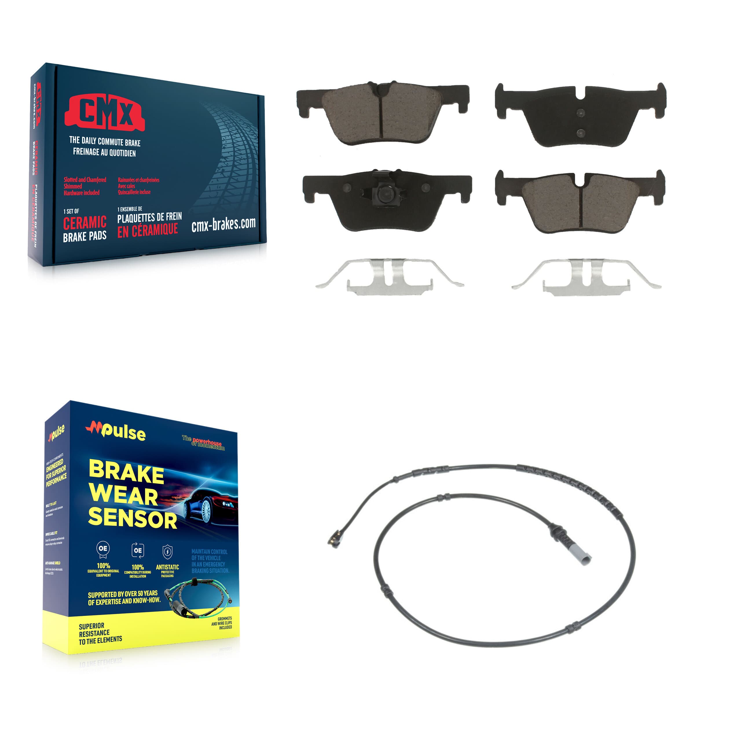 CMX - KCW-100796 - Rear Disc Brake Pad Kits image 1