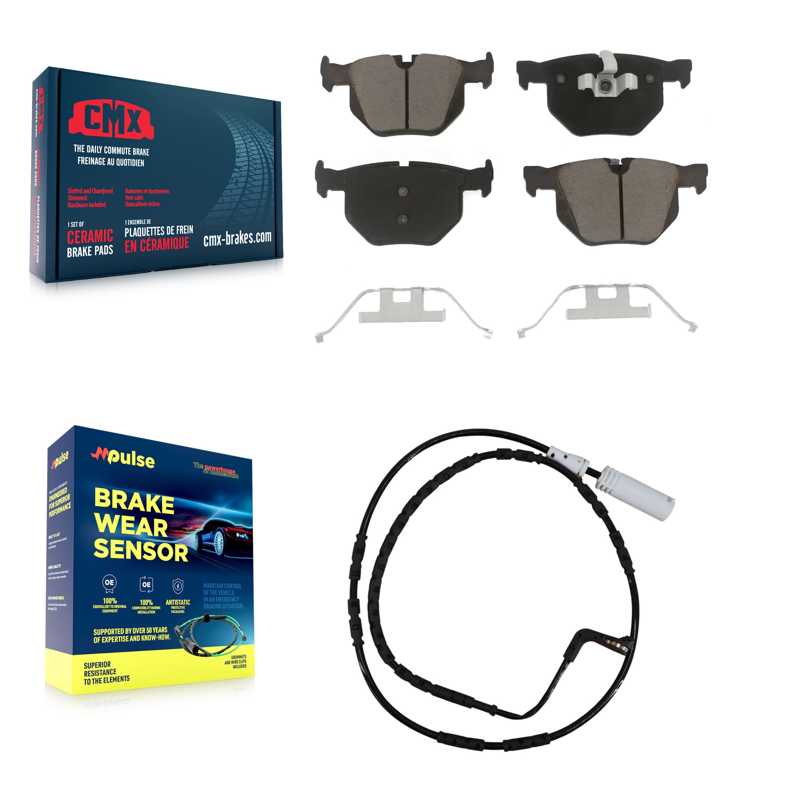 CMX - KCW-100798 - Rear Disc Brake Pad Kits image 1