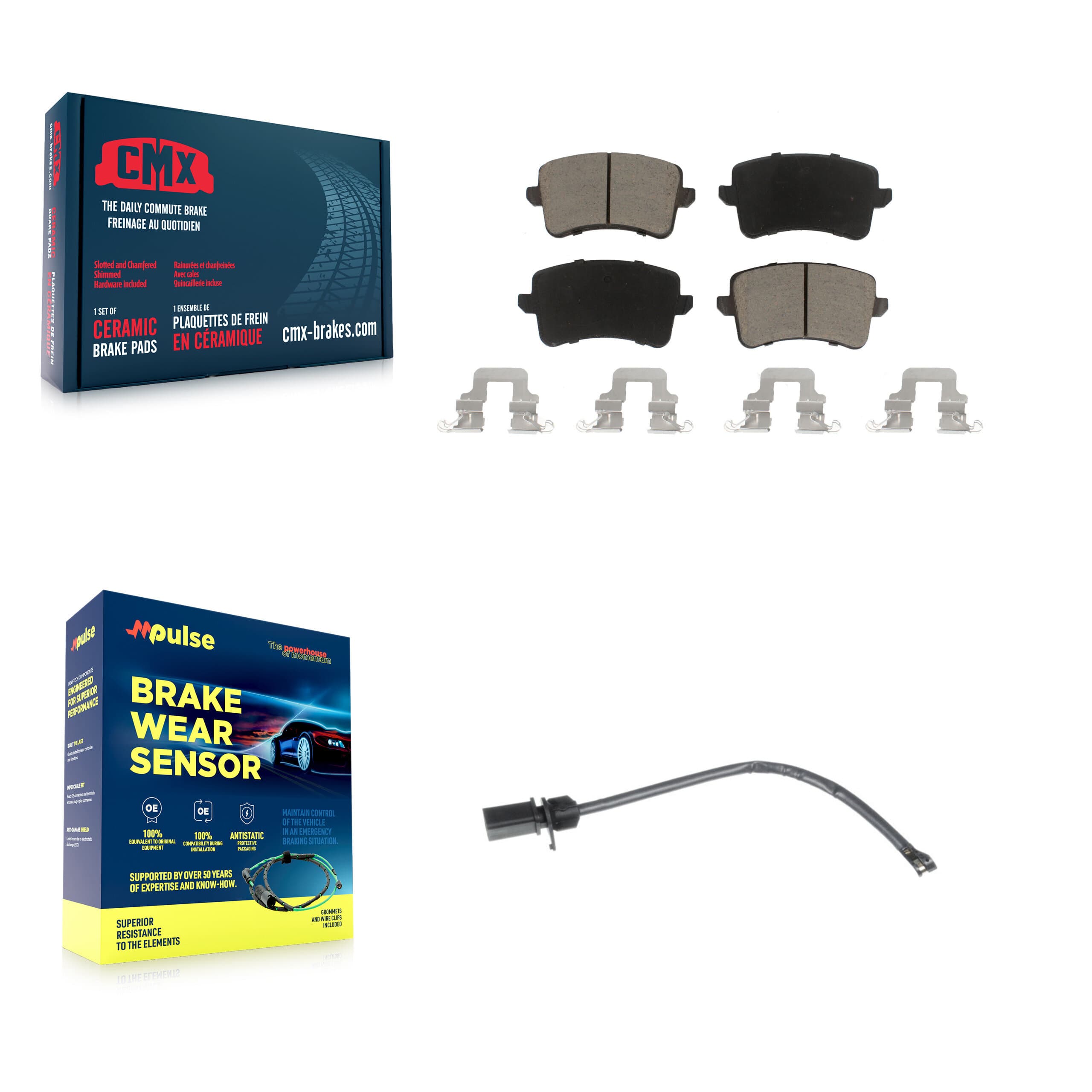 CMX - KCW-100801 - Rear Disc Brake Pad Kits image 1