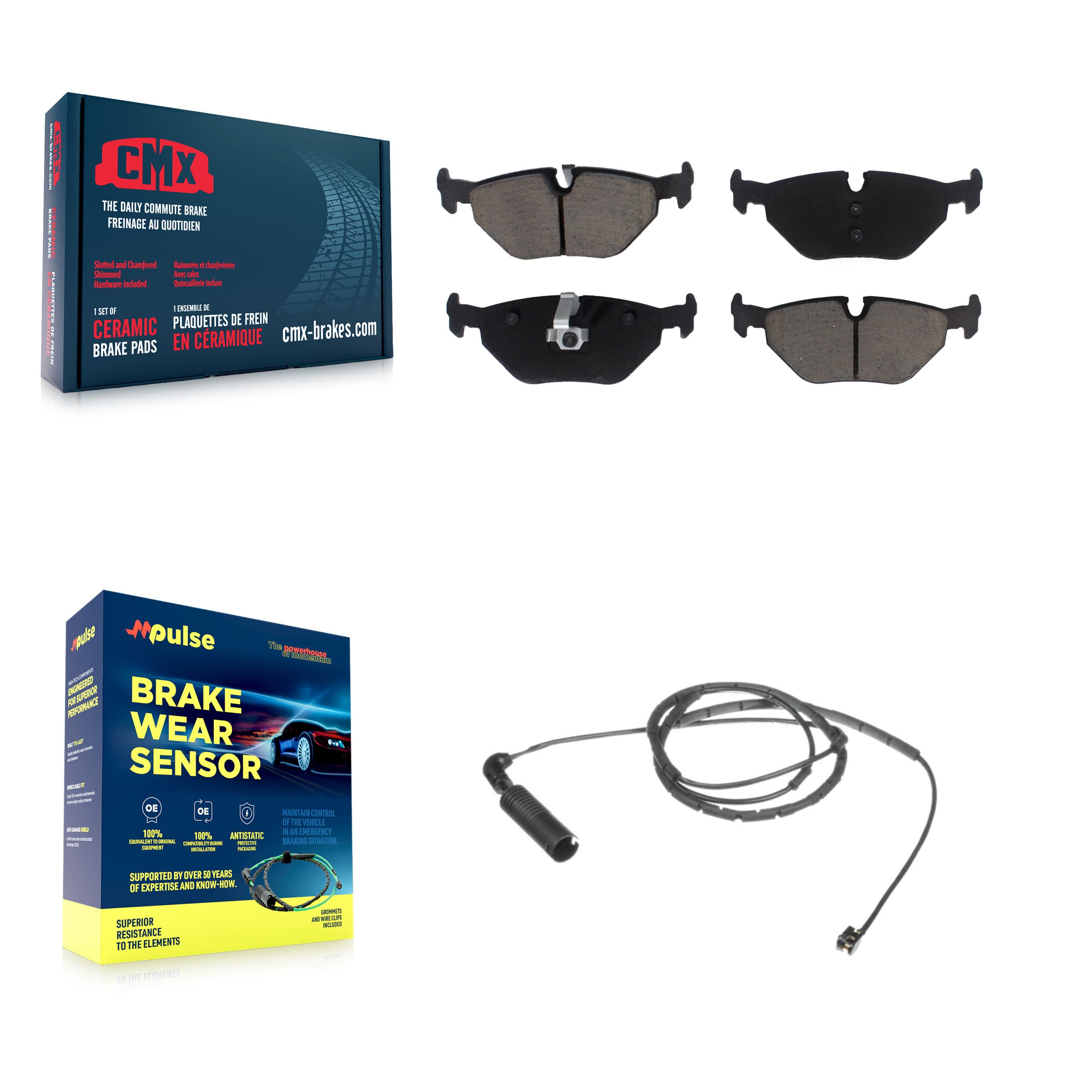 CMX - KCW-100805 - Rear Disc Brake Pad Kits image 1