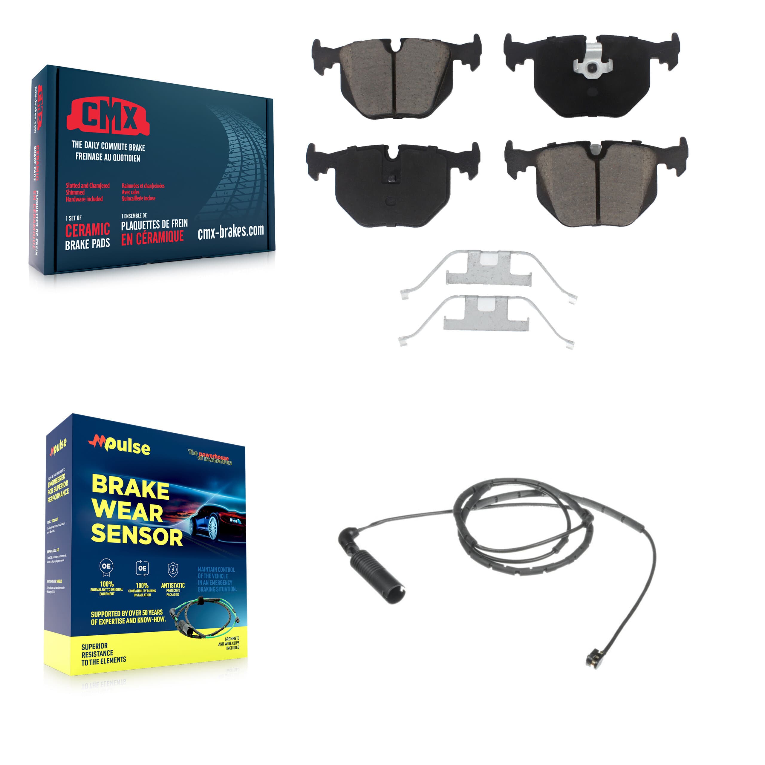 CMX - KCW-100806 - Rear Disc Brake Pad Kits image 1