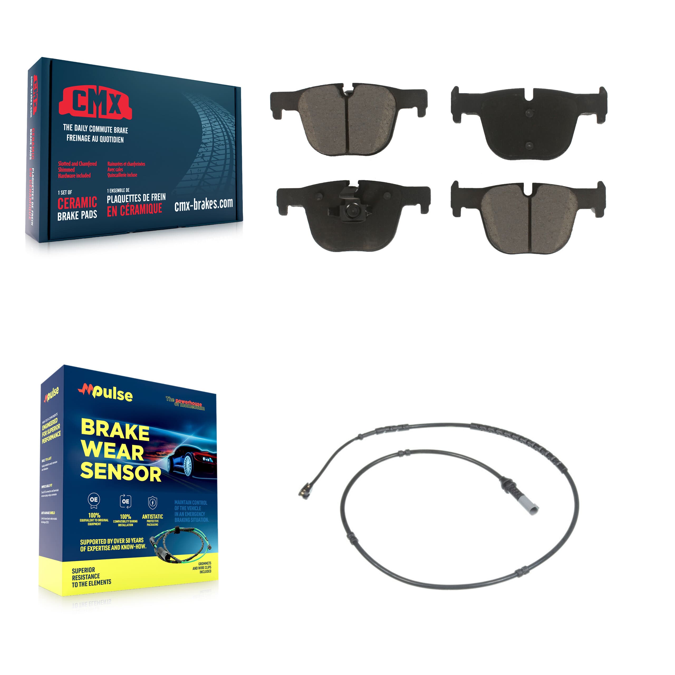 CMX - KCW-100807 - Rear Disc Brake Pad Kits image 1