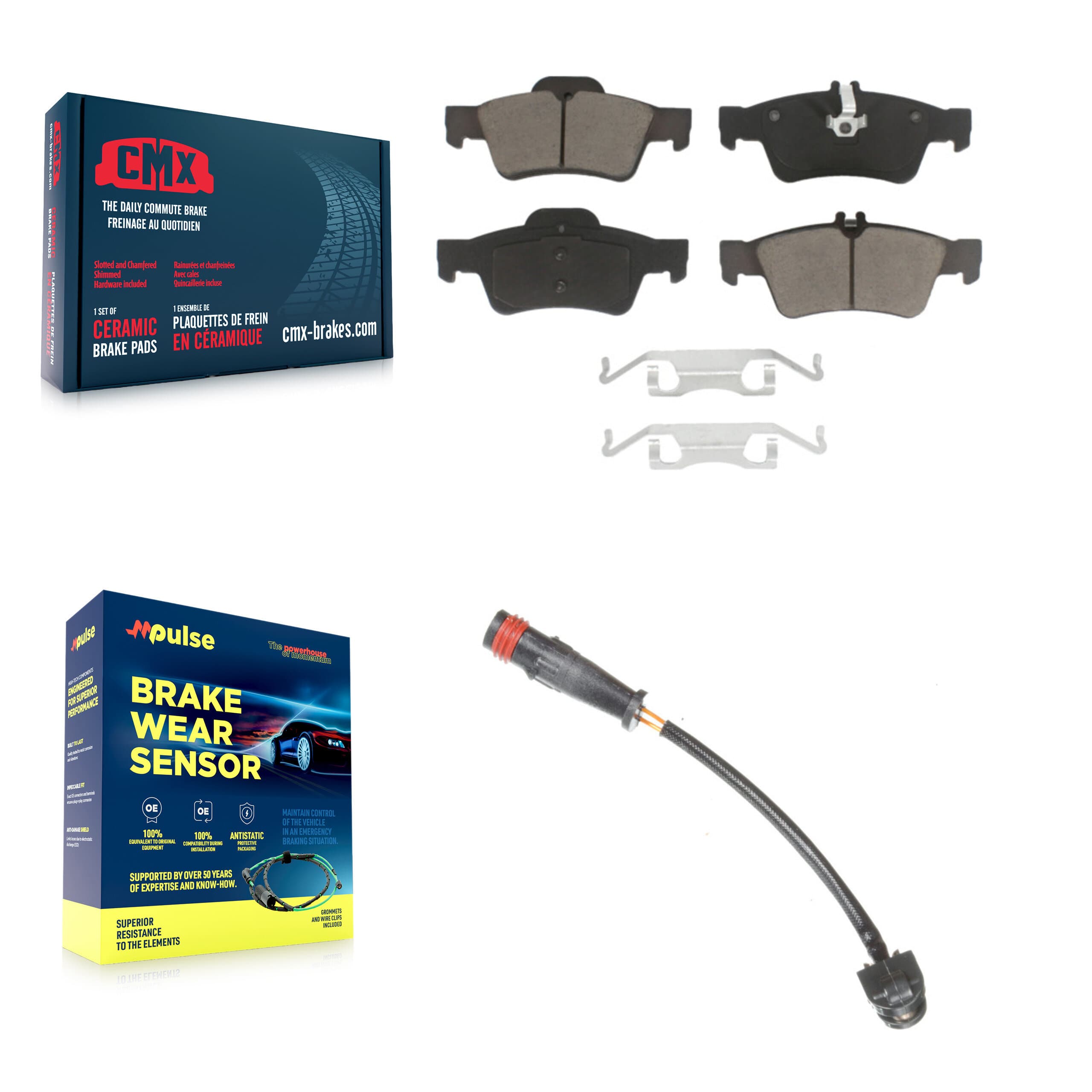 CMX - KCW-100817 - Rear Disc Brake Pad Kits image 1