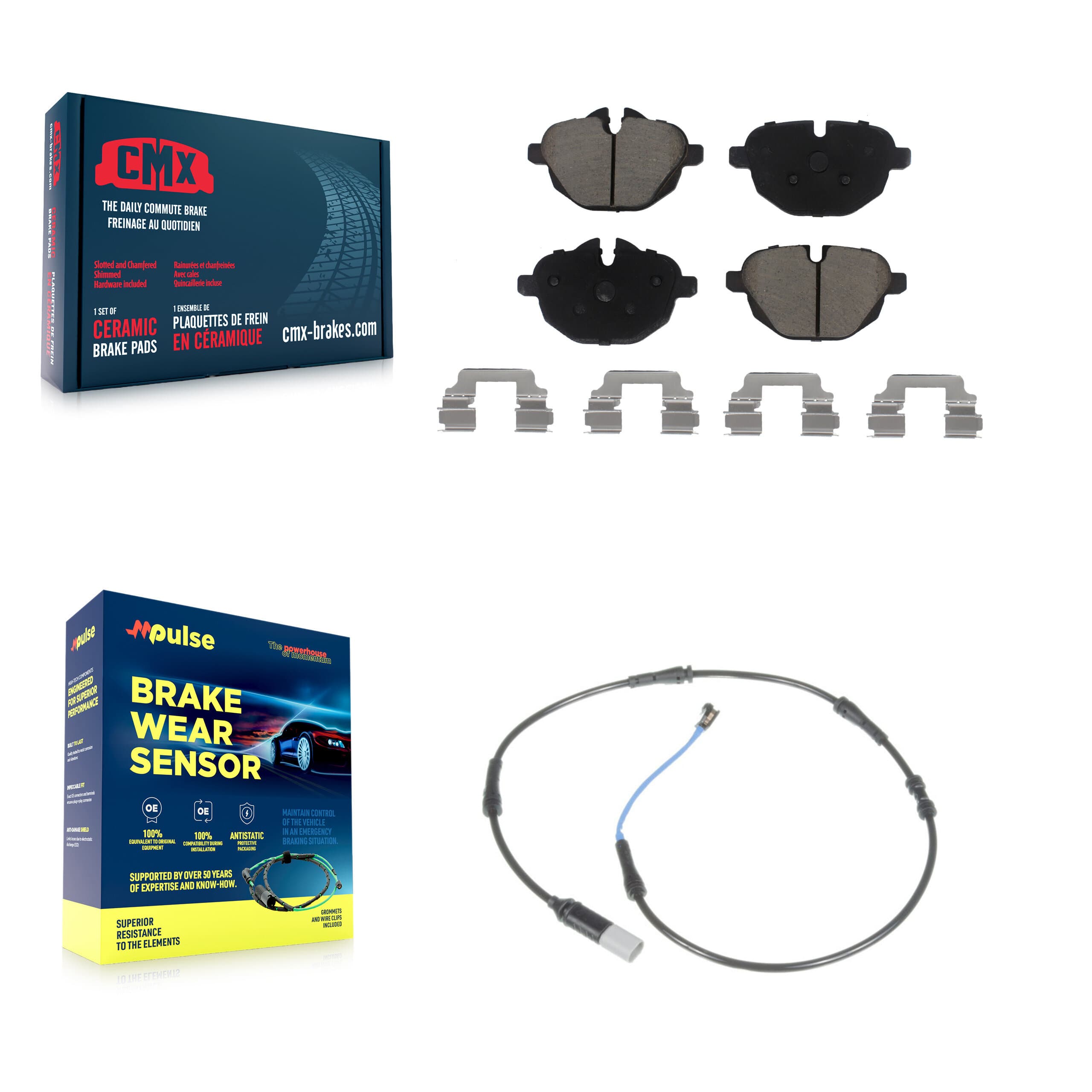 CMX - KCW-100829 - Rear Disc Brake Pad Kits image 1