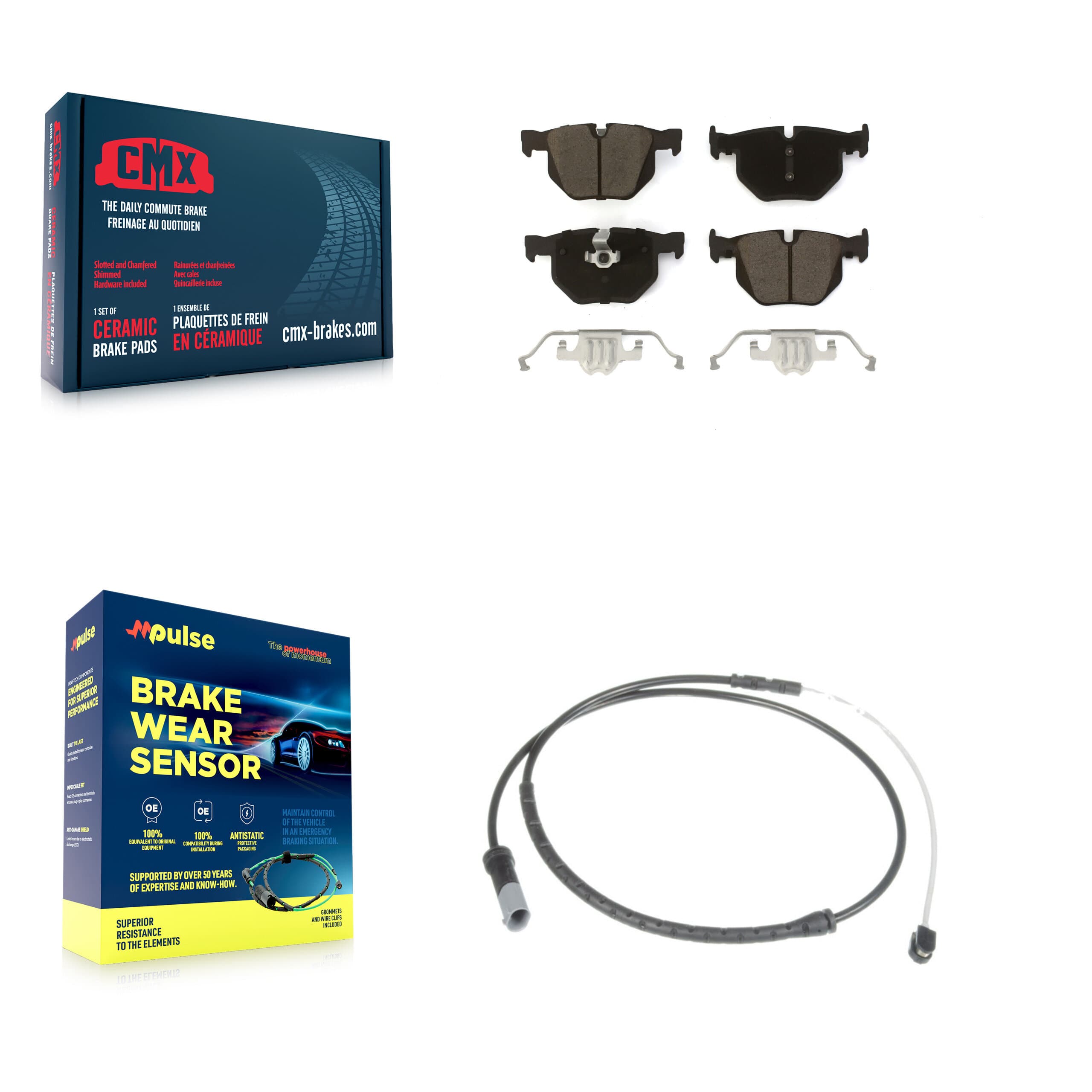 CMX - KCW-100840 - Rear Disc Brake Pad Kits image 1