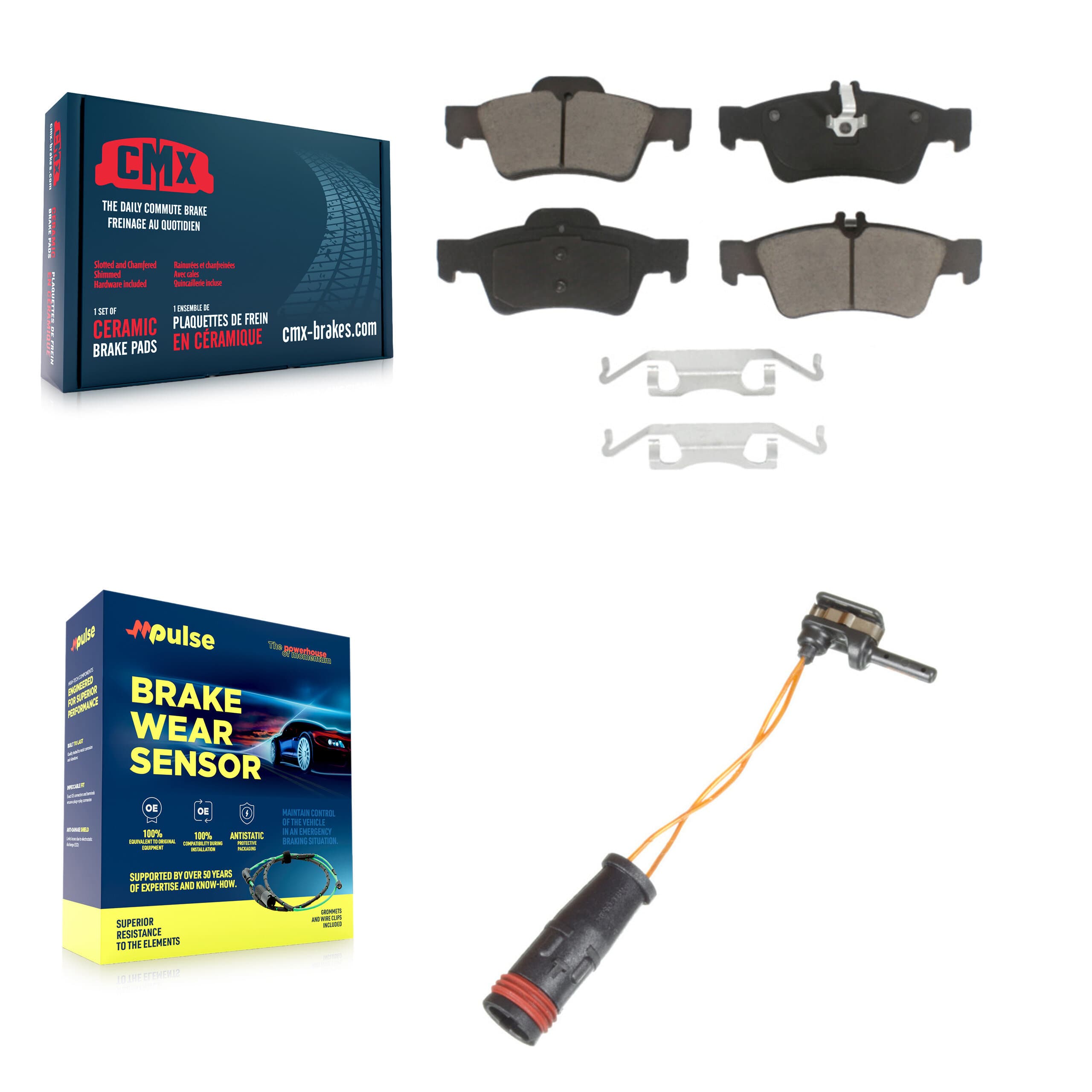 CMX - KCW-100845 - Rear Disc Brake Pad Kits image 1