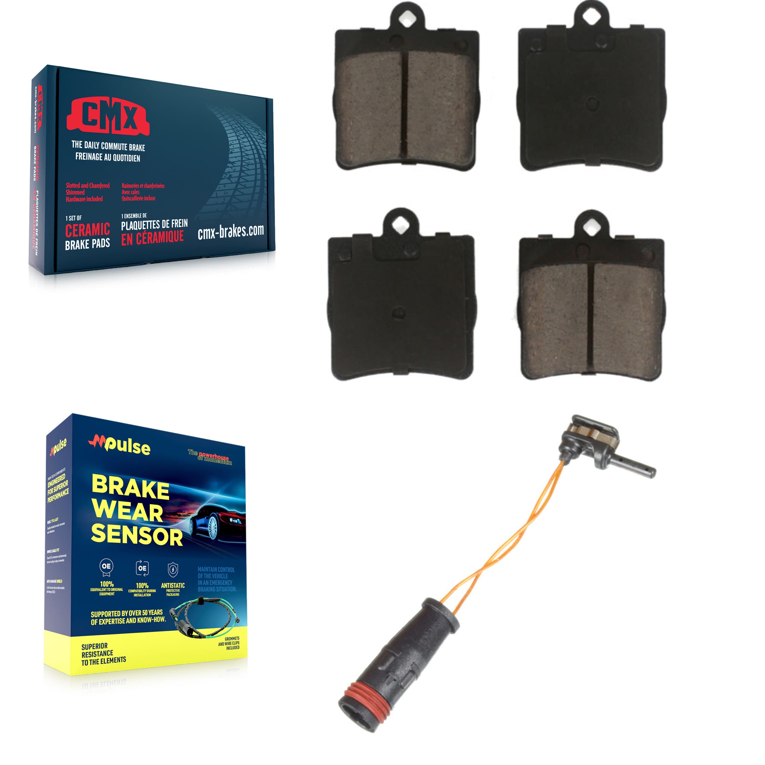 CMX - KCW-100850 - Rear Disc Brake Pad Kits image 1