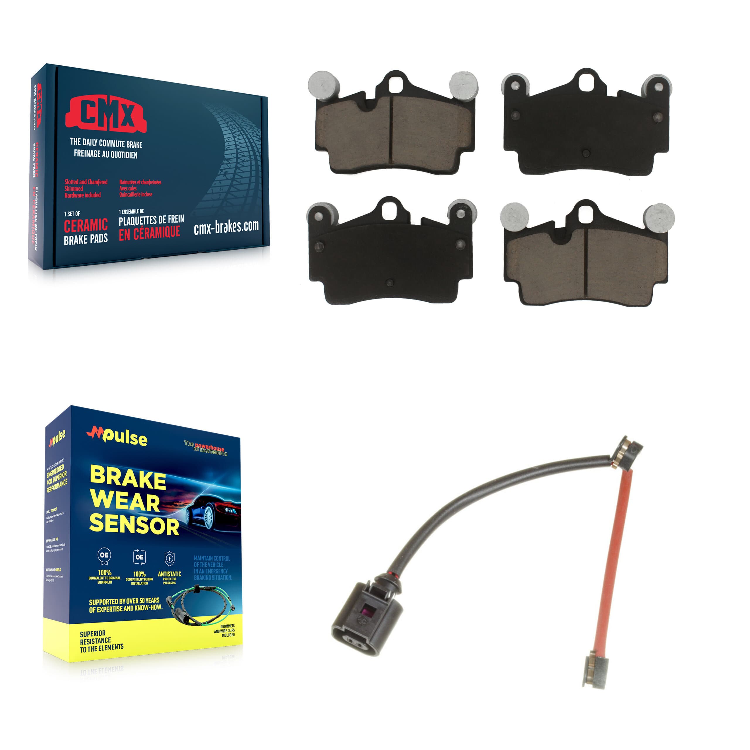 CMX - KCW-100860 - Rear Disc Brake Pad Kits image 1
