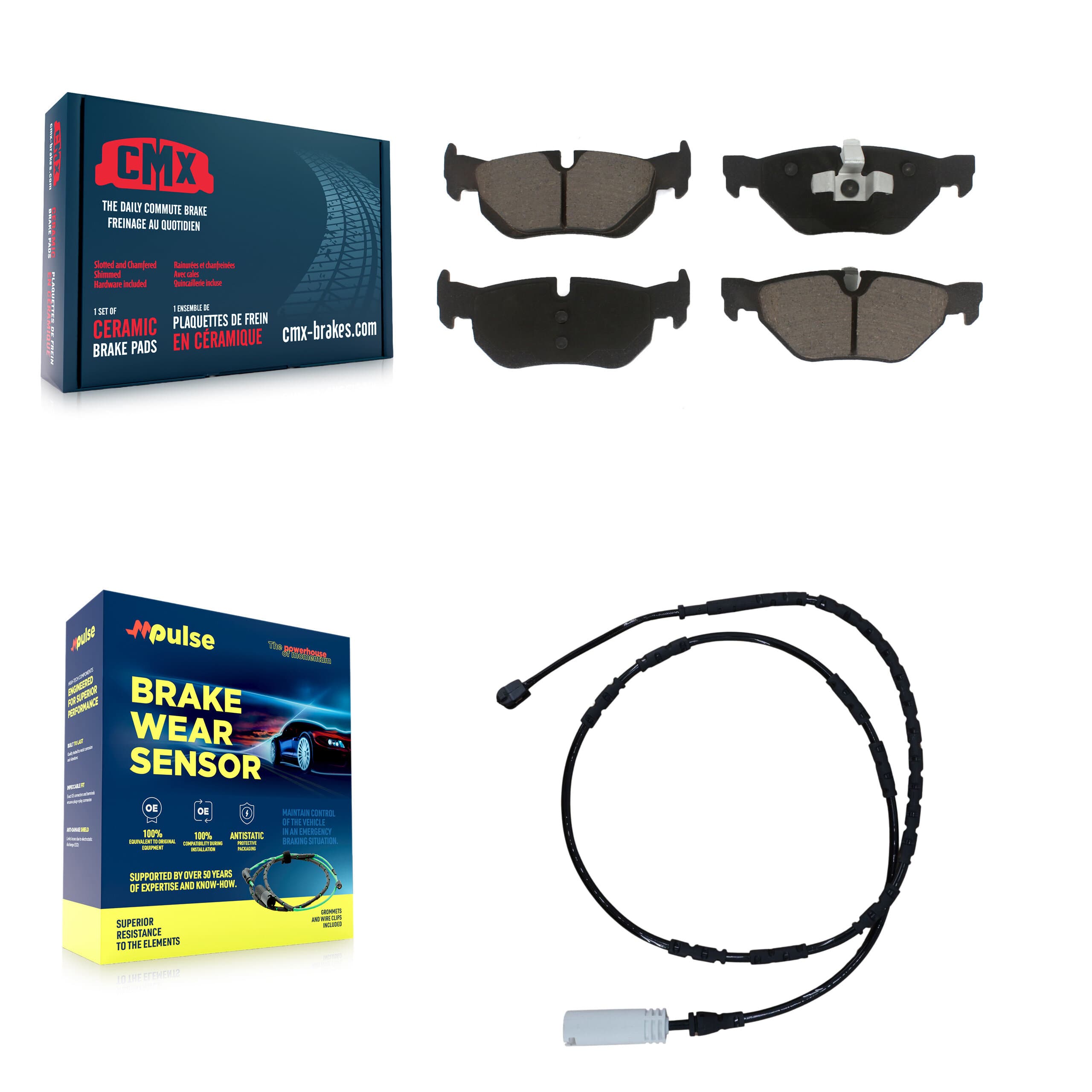 CMX - KCW-100862 - Rear Disc Brake Pad Kits image 1