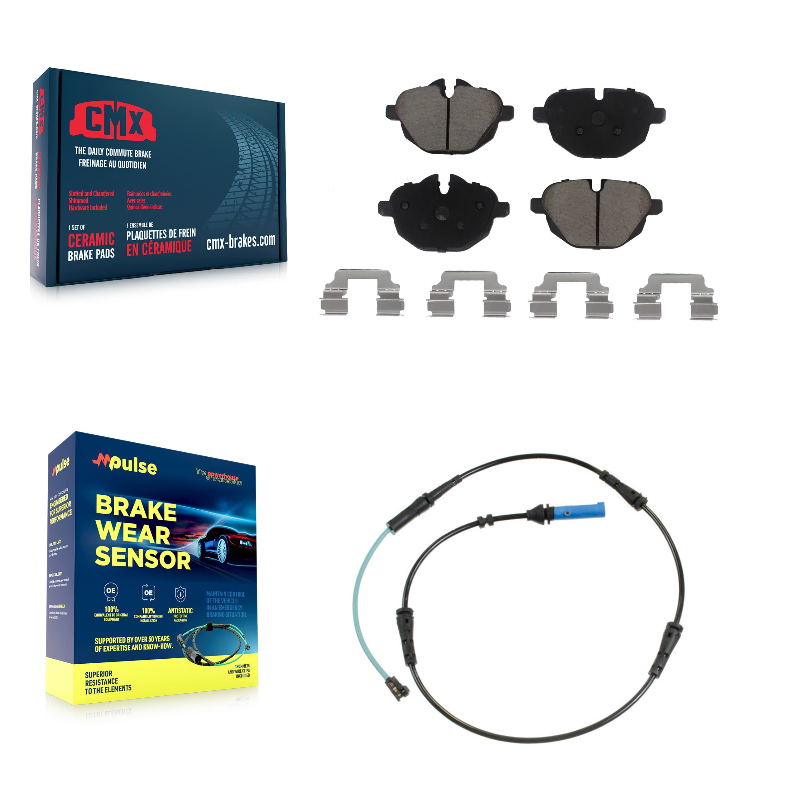 CMX - KCW-100868 - Rear Disc Brake Pad Kits image 1