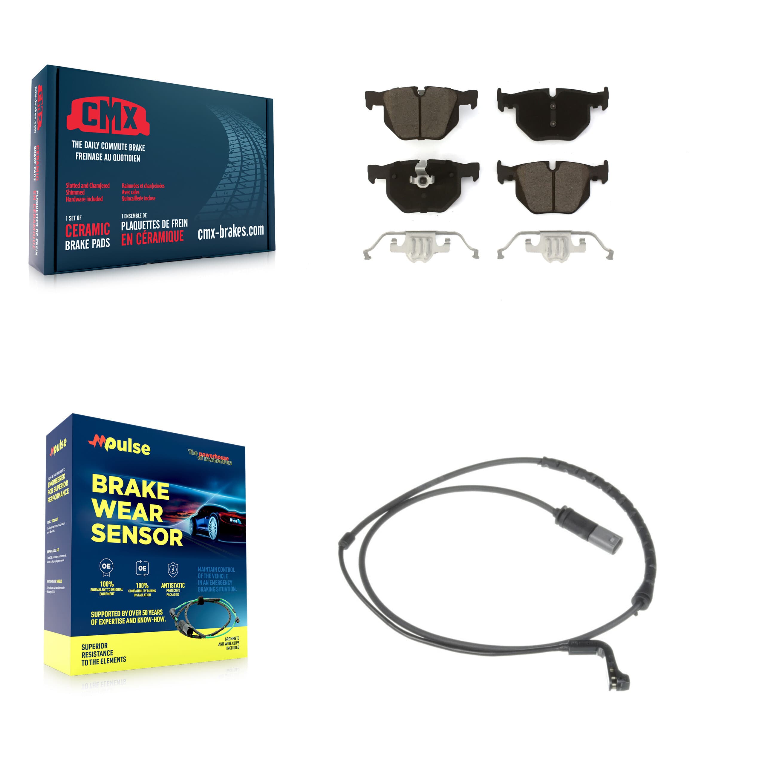 CMX - KCW-100871 - Rear Disc Brake Pad Kits image 1