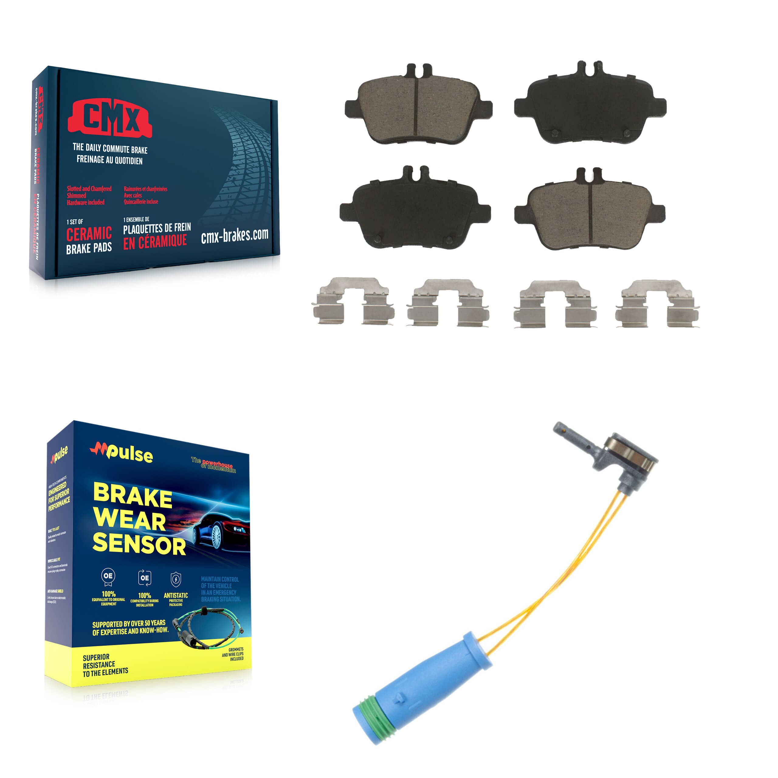 CMX - KCW-100875 - Rear Disc Brake Pad Kits image 1