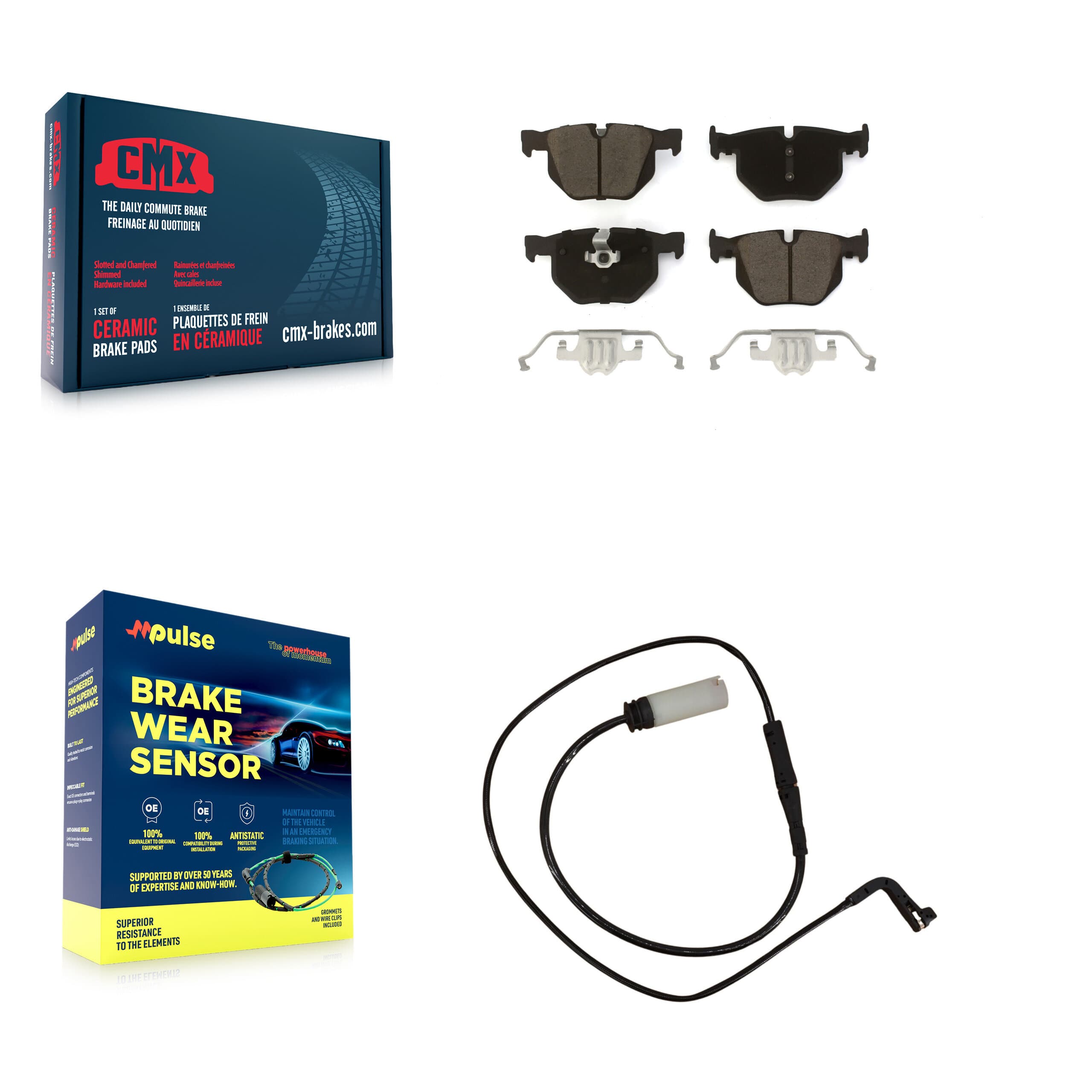 CMX - KCW-100877 - Rear Disc Brake Pad Kits image 1