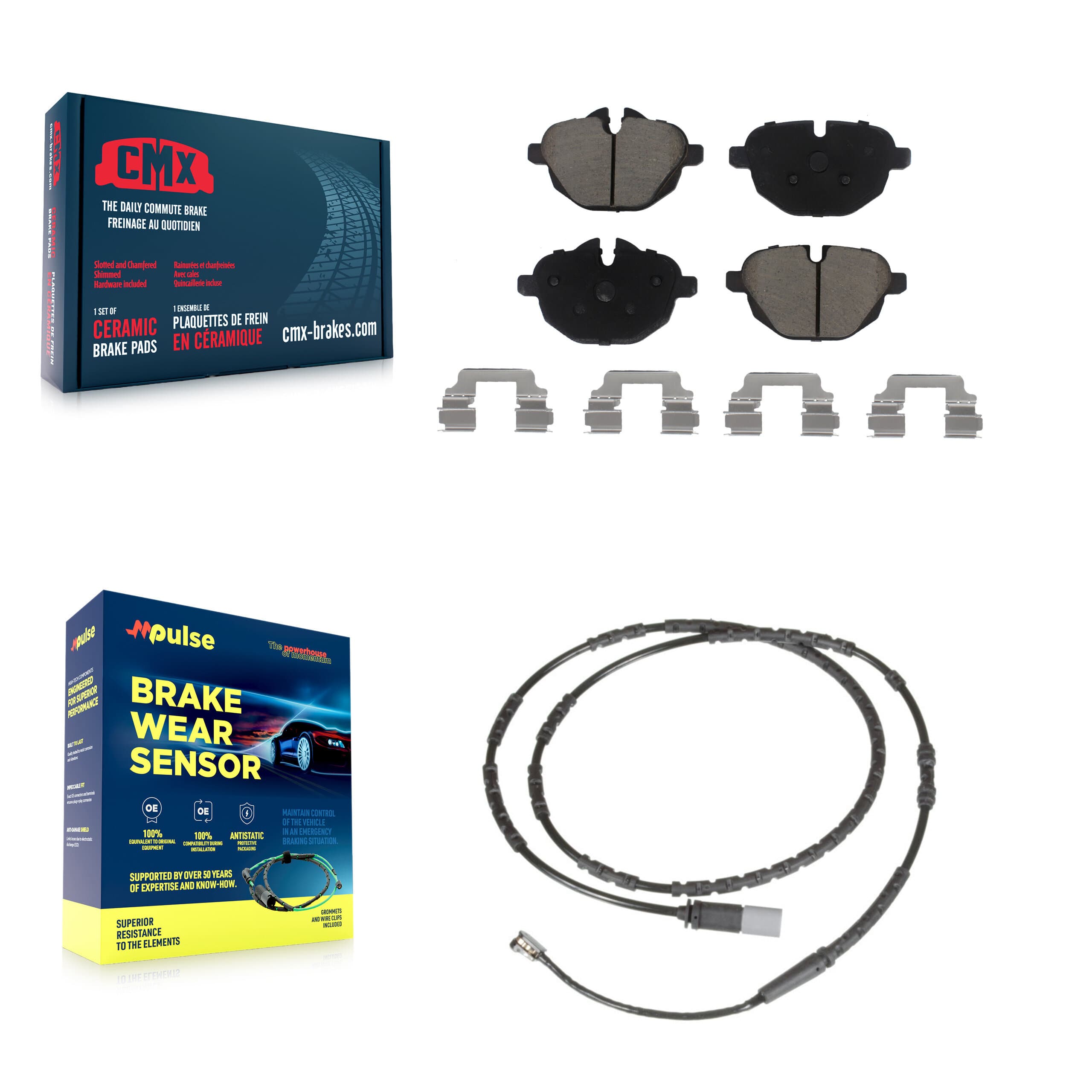 CMX - KCW-100880 - Rear Disc Brake Pad Kits image 1