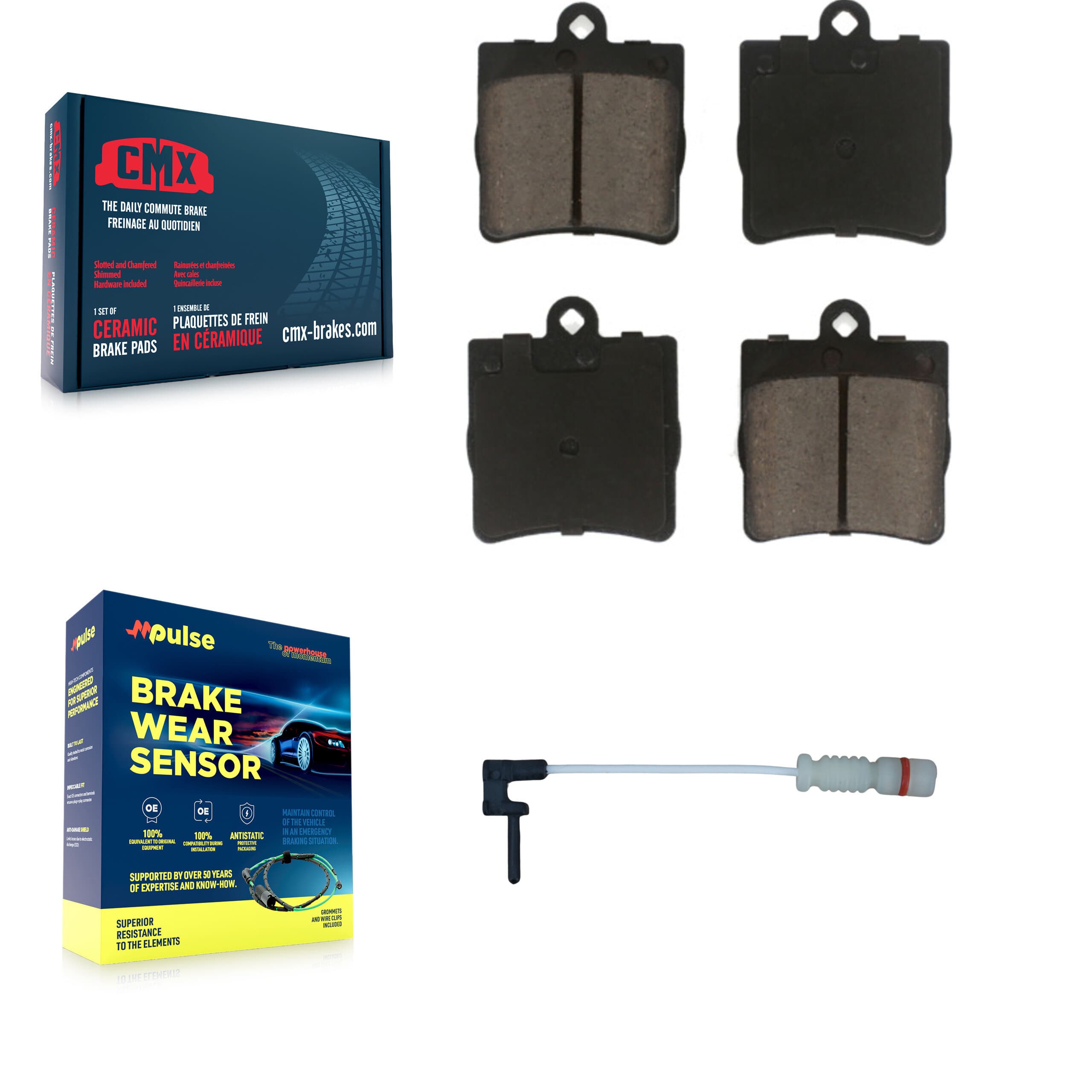 CMX - KCW-100881 - Rear Disc Brake Pad Kits image 1