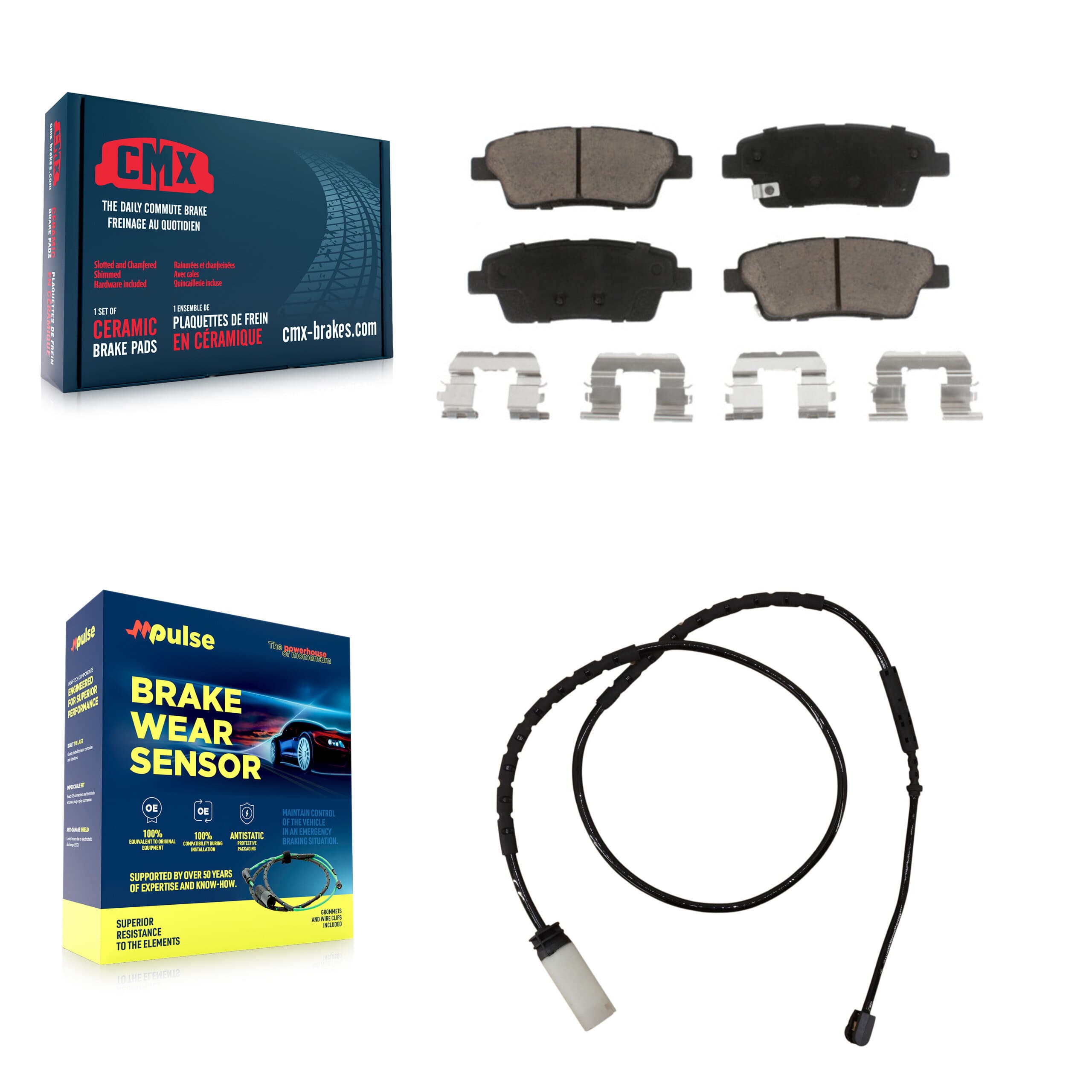 CMX - KCW-100882 - Rear Disc Brake Pad Kits image 1