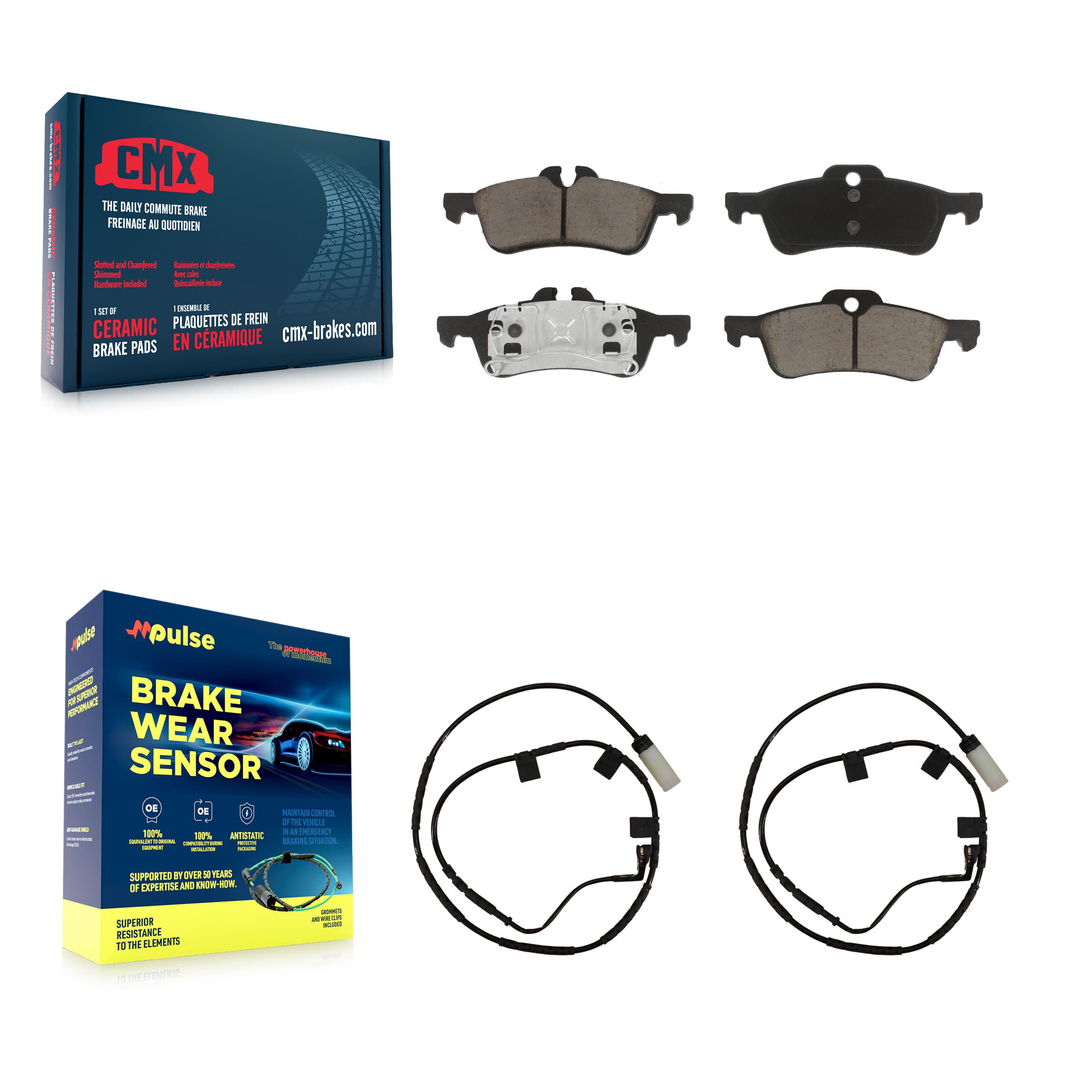 CMX - KCW-100957 - Rear Disc Brake Pad Kits image 1