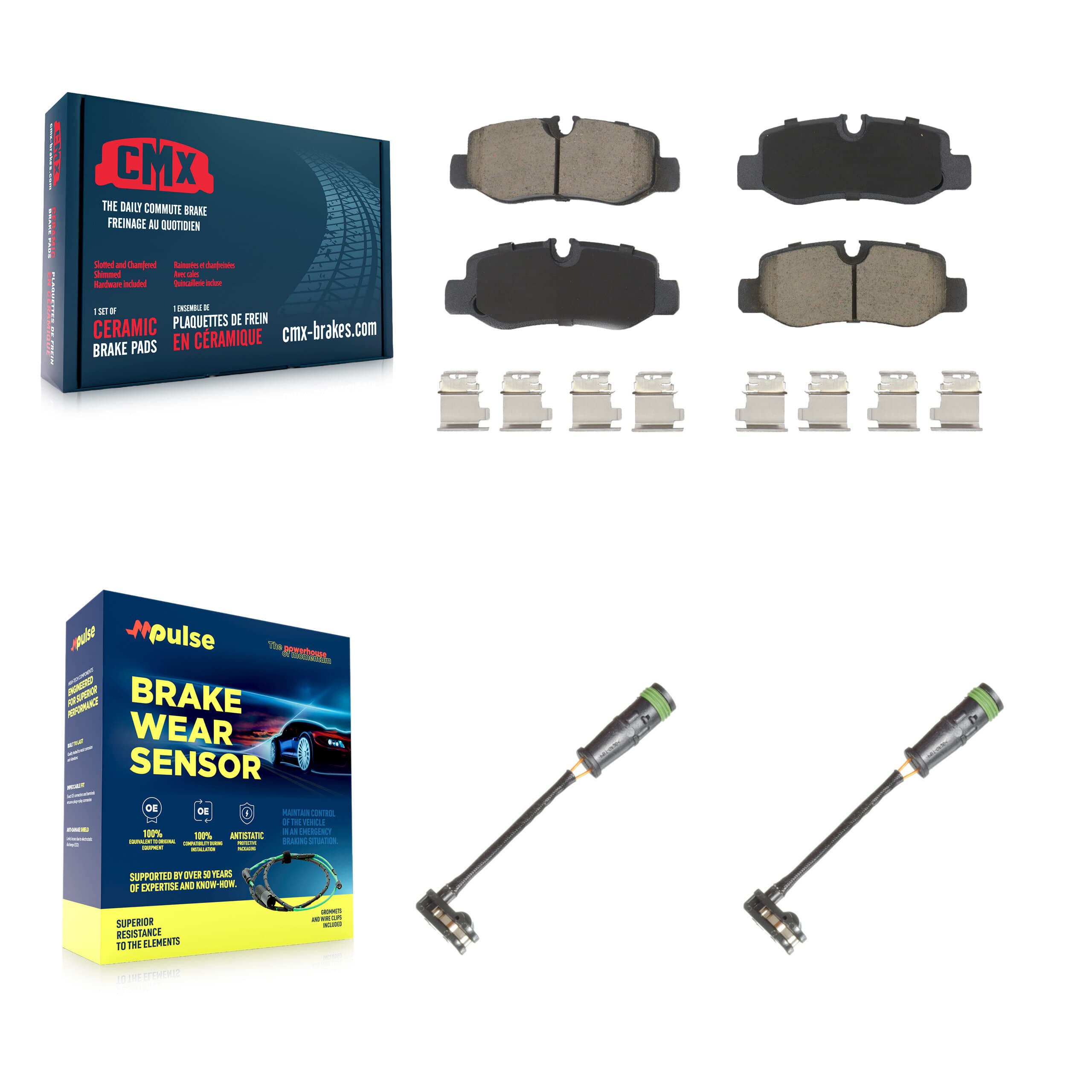 CMX - KCW-101065 - Rear Disc Brake Pad Kits image 1