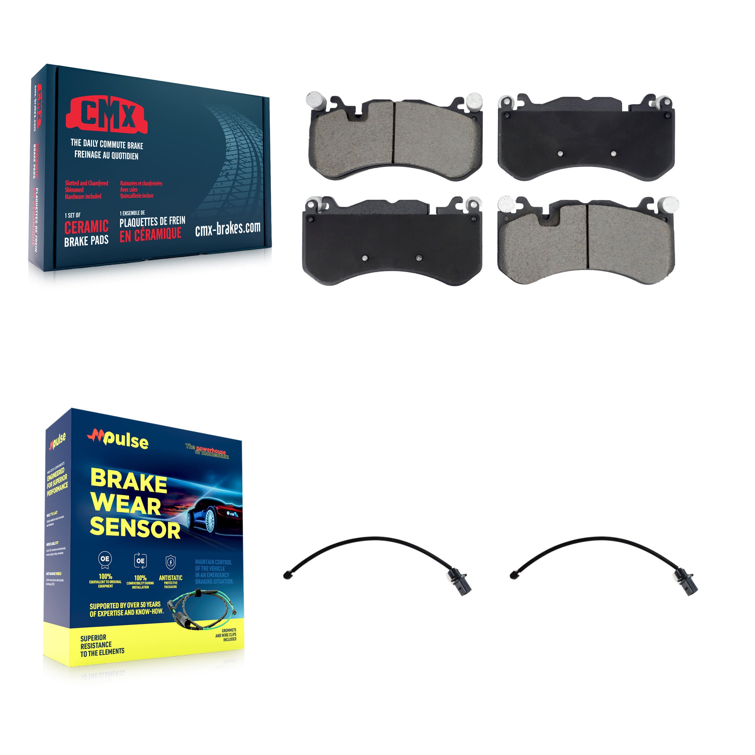 CMX - KCW-101165 - Front Disc Brake Pad Kits image 1