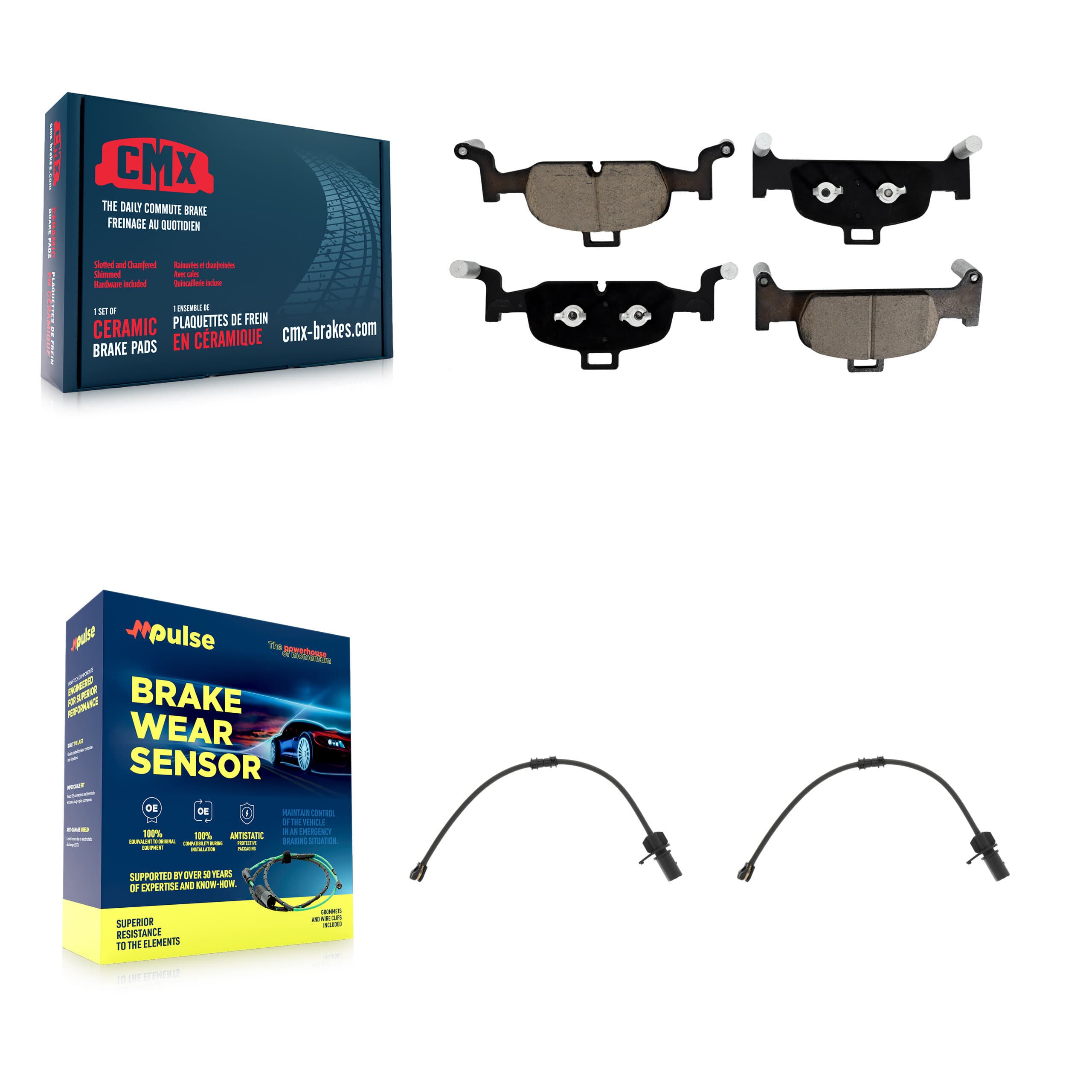 CMX - KCW-101182 - Front Disc Brake Pad Kits image 1