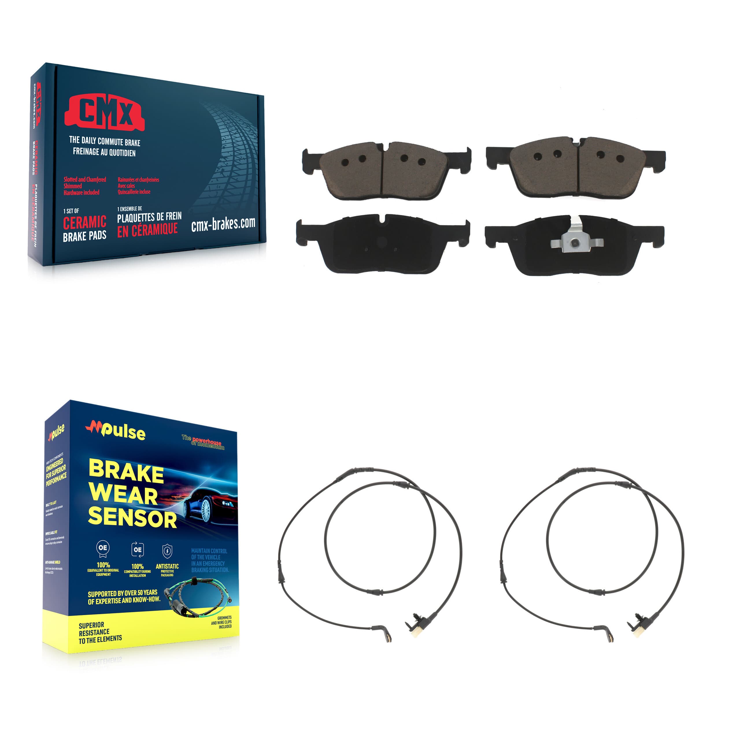 CMX - KCW-101186 - Front Disc Brake Pad Kits image 1