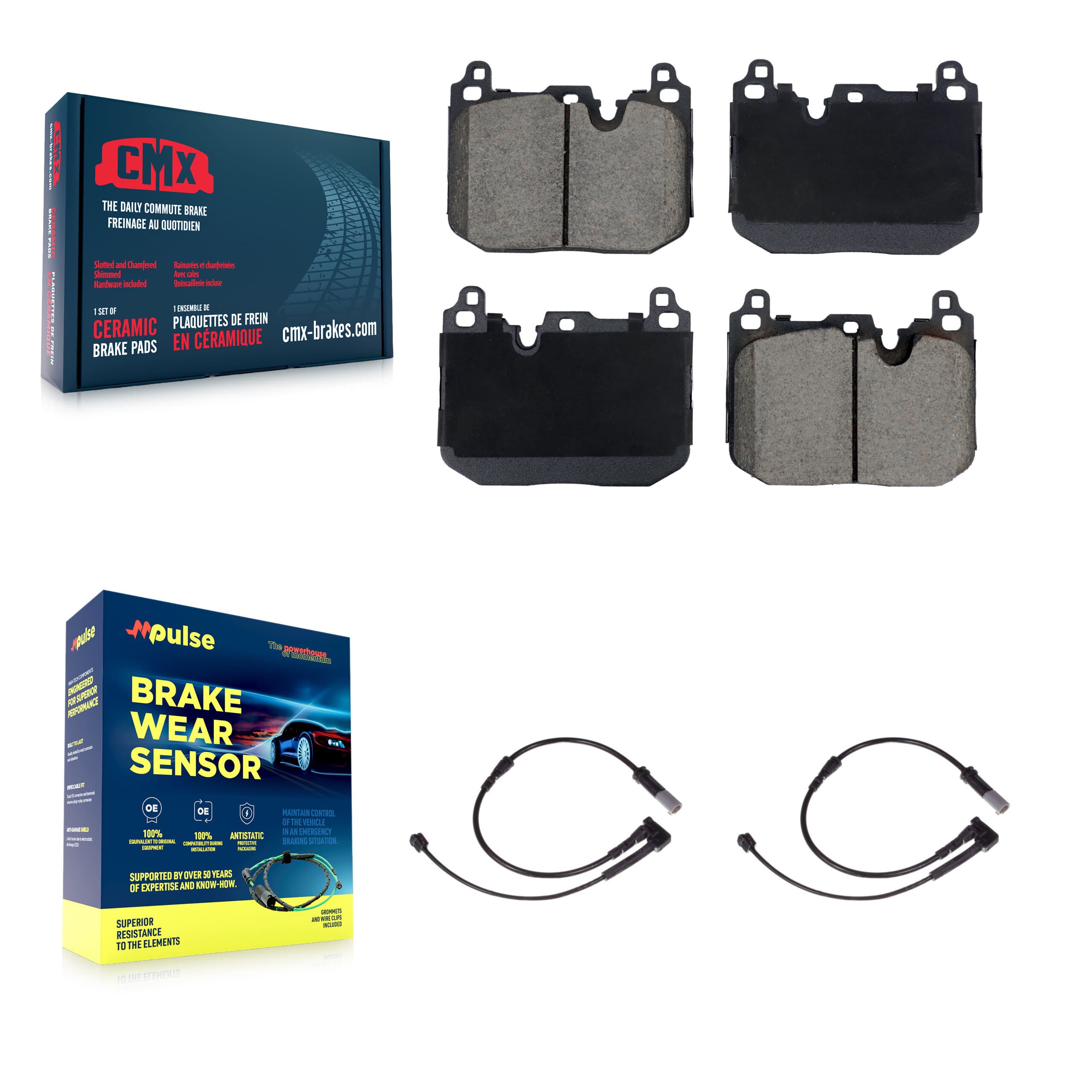 CMX - KCW-101188 - Front Disc Brake Pad Kits image 1