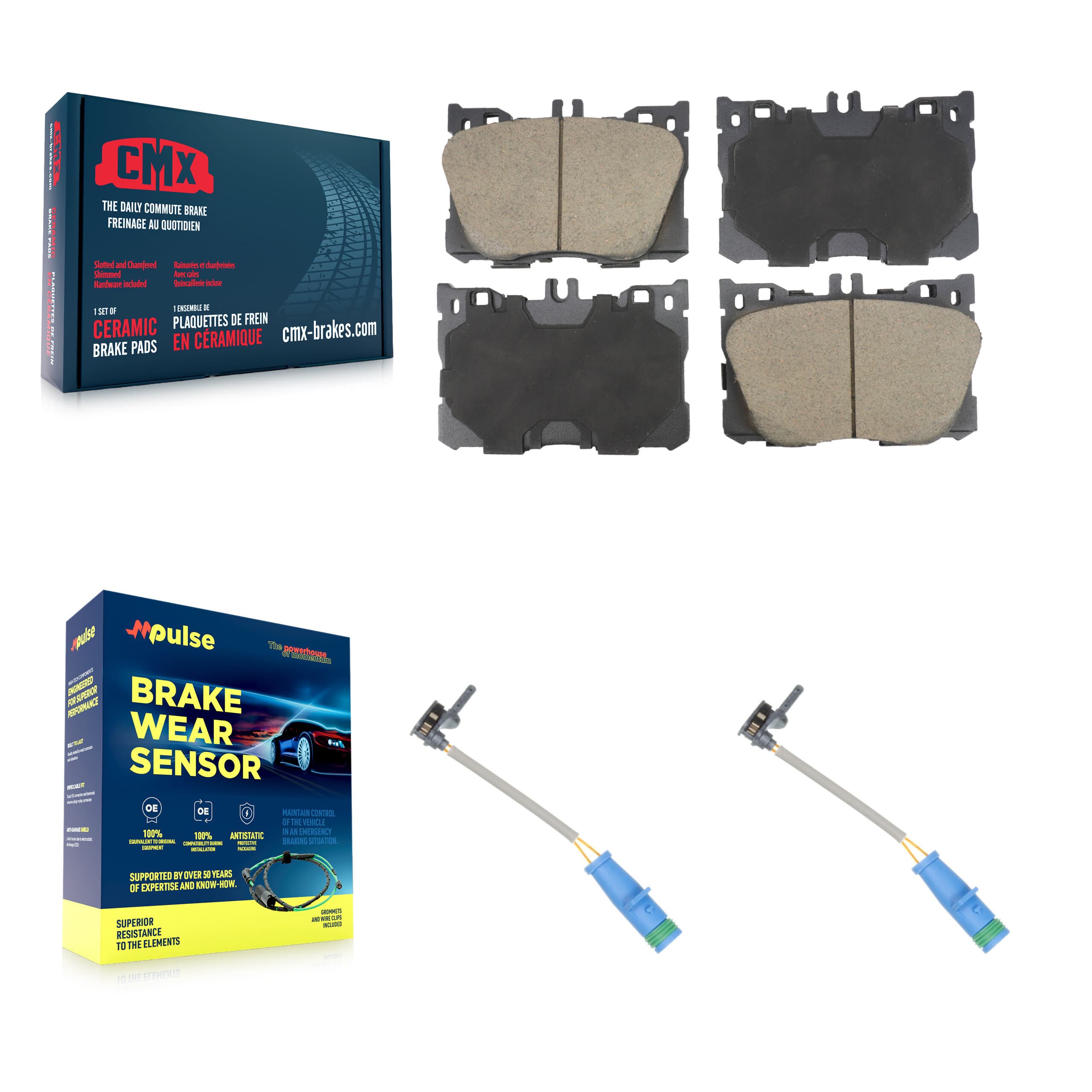 CMX - KCW-101194 - Front Disc Brake Pad Kits image 1