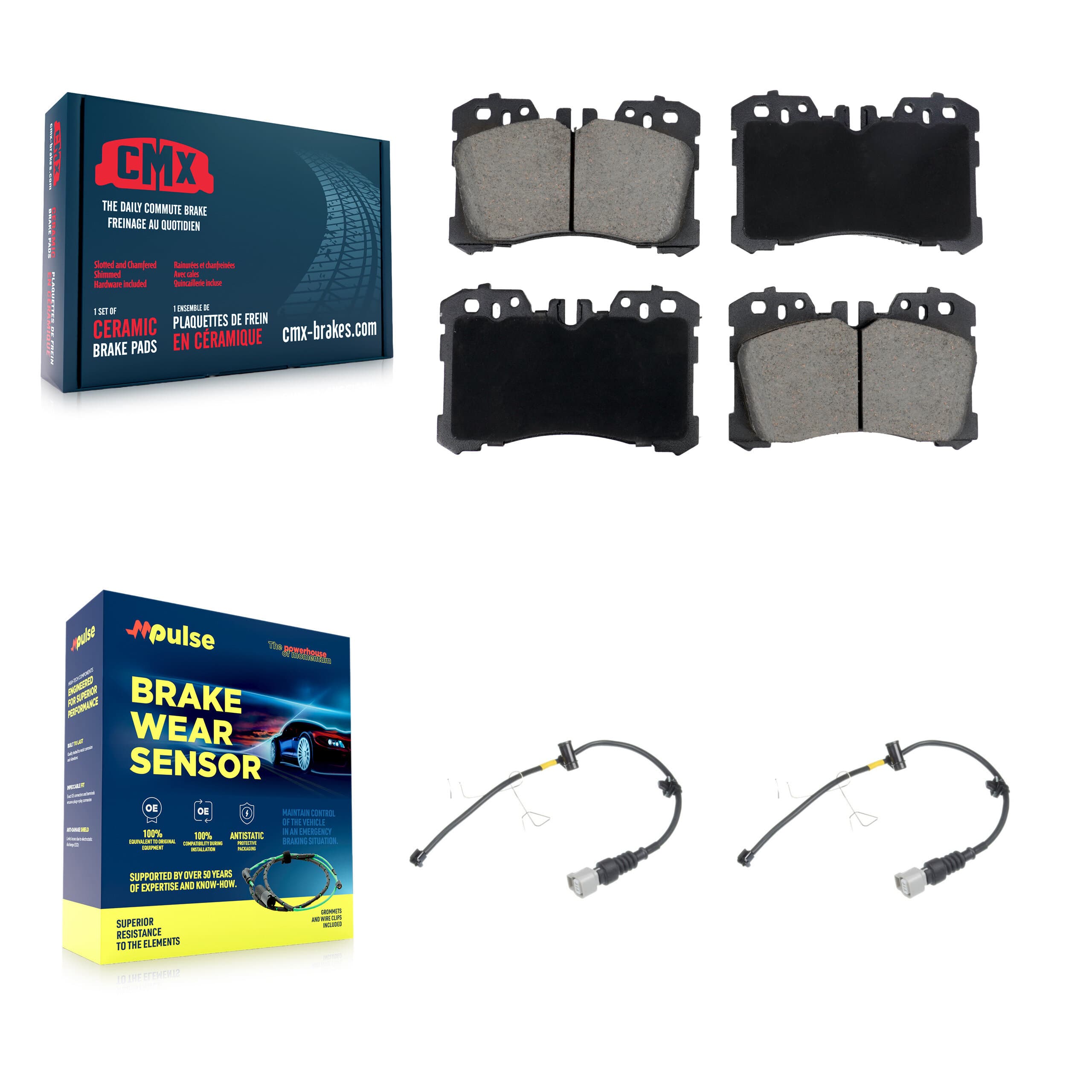 CMX - KCW-101195 - Front Disc Brake Pad Kits image 1