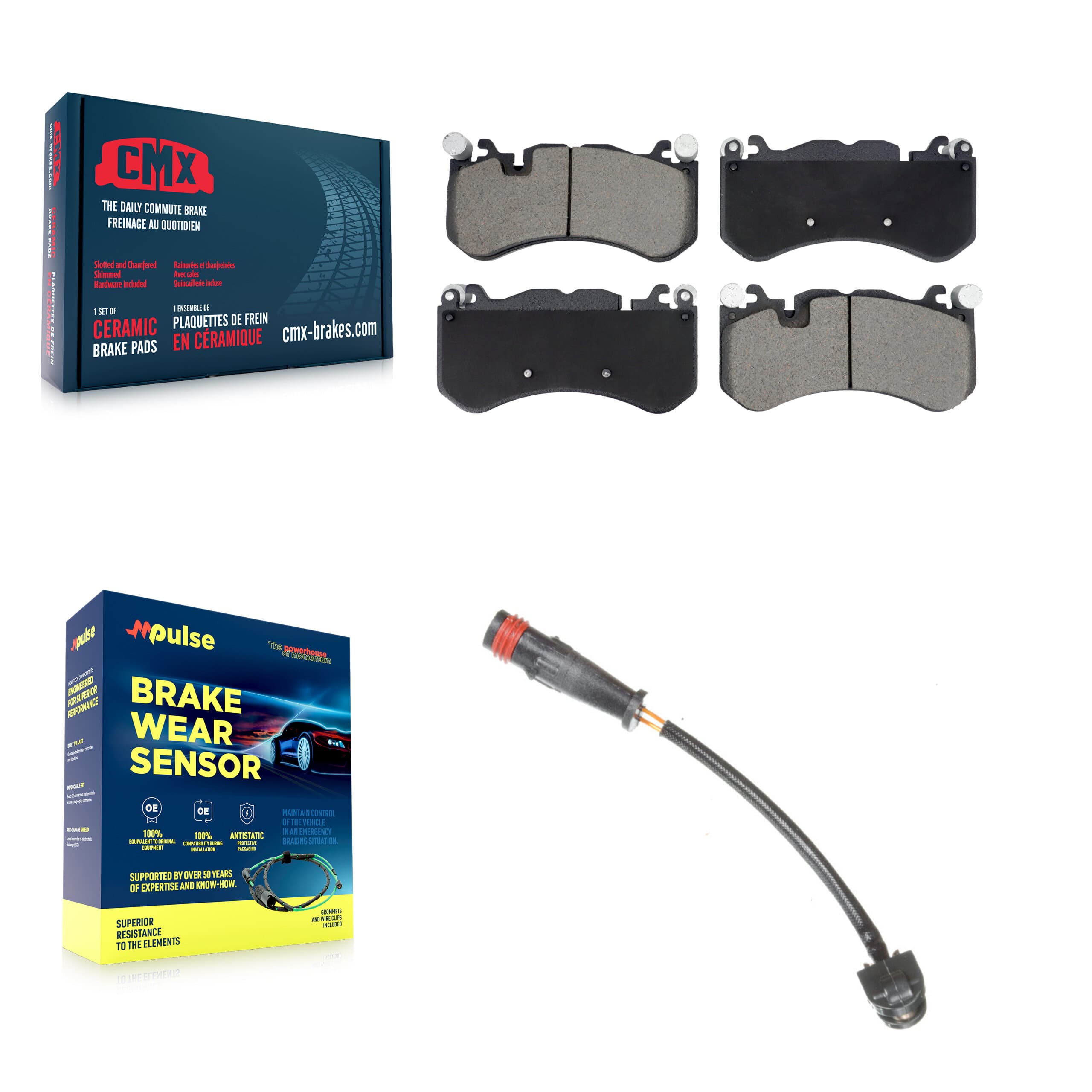 CMX - KCW-101200 - Front Disc Brake Pad Kits image 1