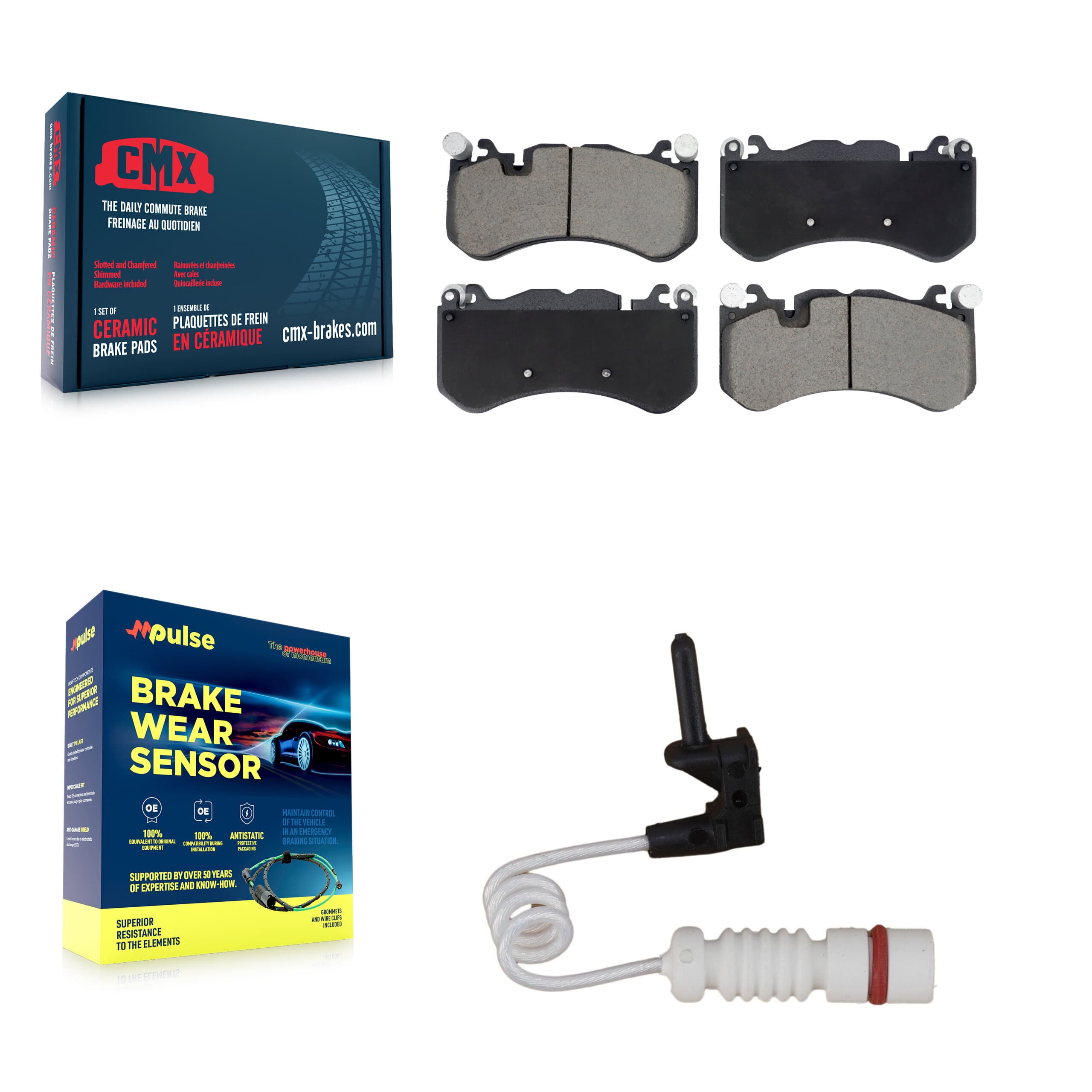 CMX - KCW-101204 - Front Disc Brake Pad Kits image 1