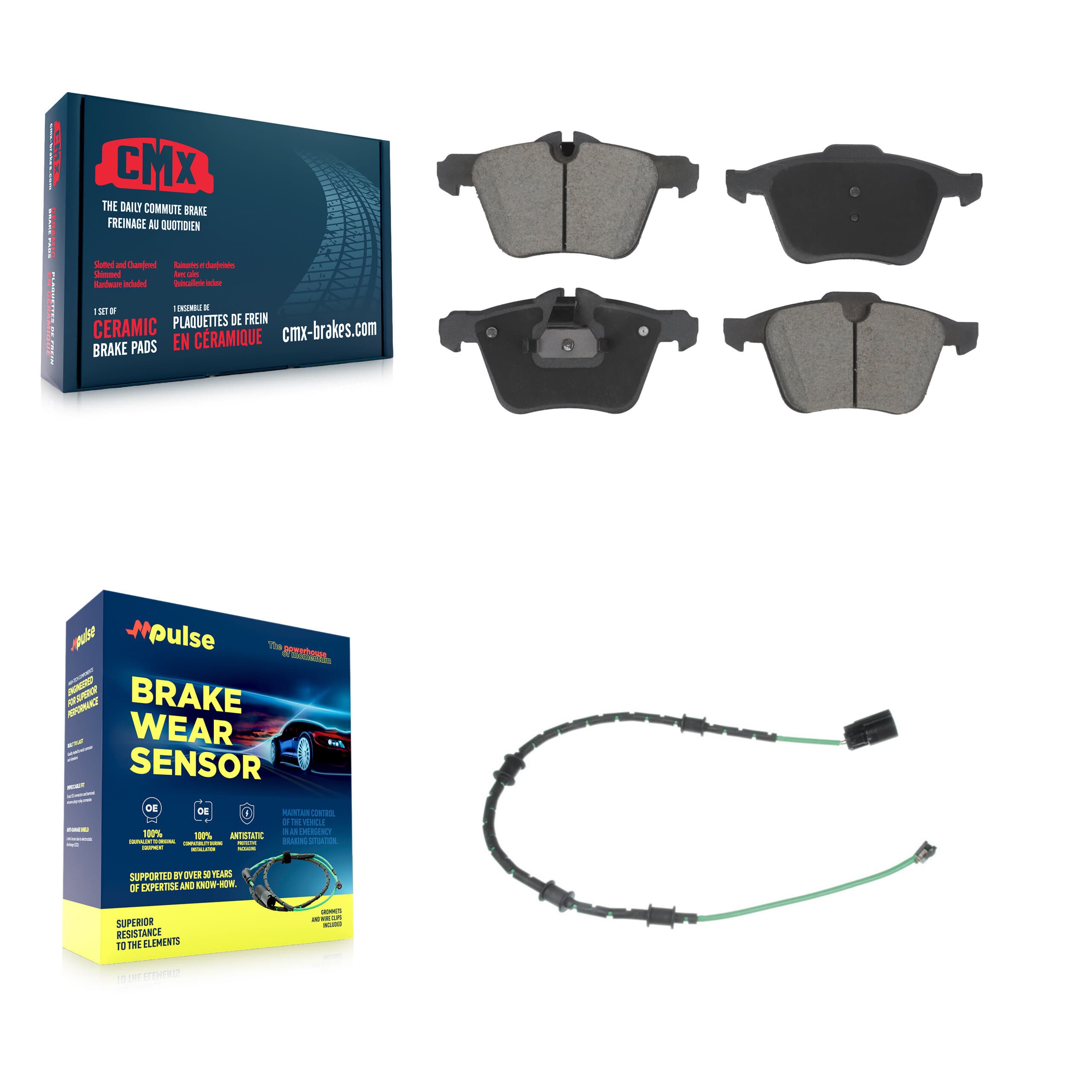 CMX - KCW-101208 - Front Disc Brake Pad Kits image 1