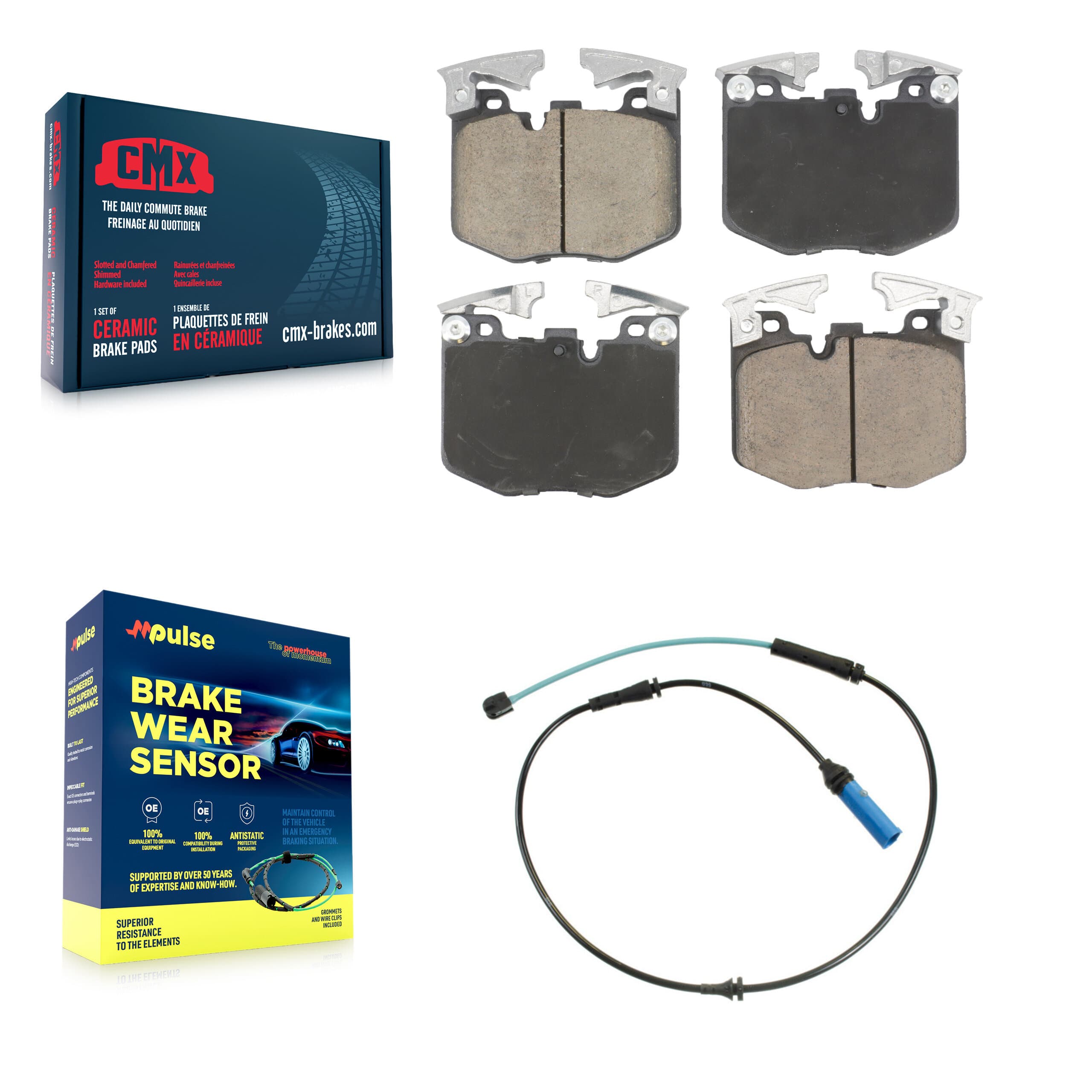 CMX - KCW-101213 - Front Disc Brake Pad Kits image 1