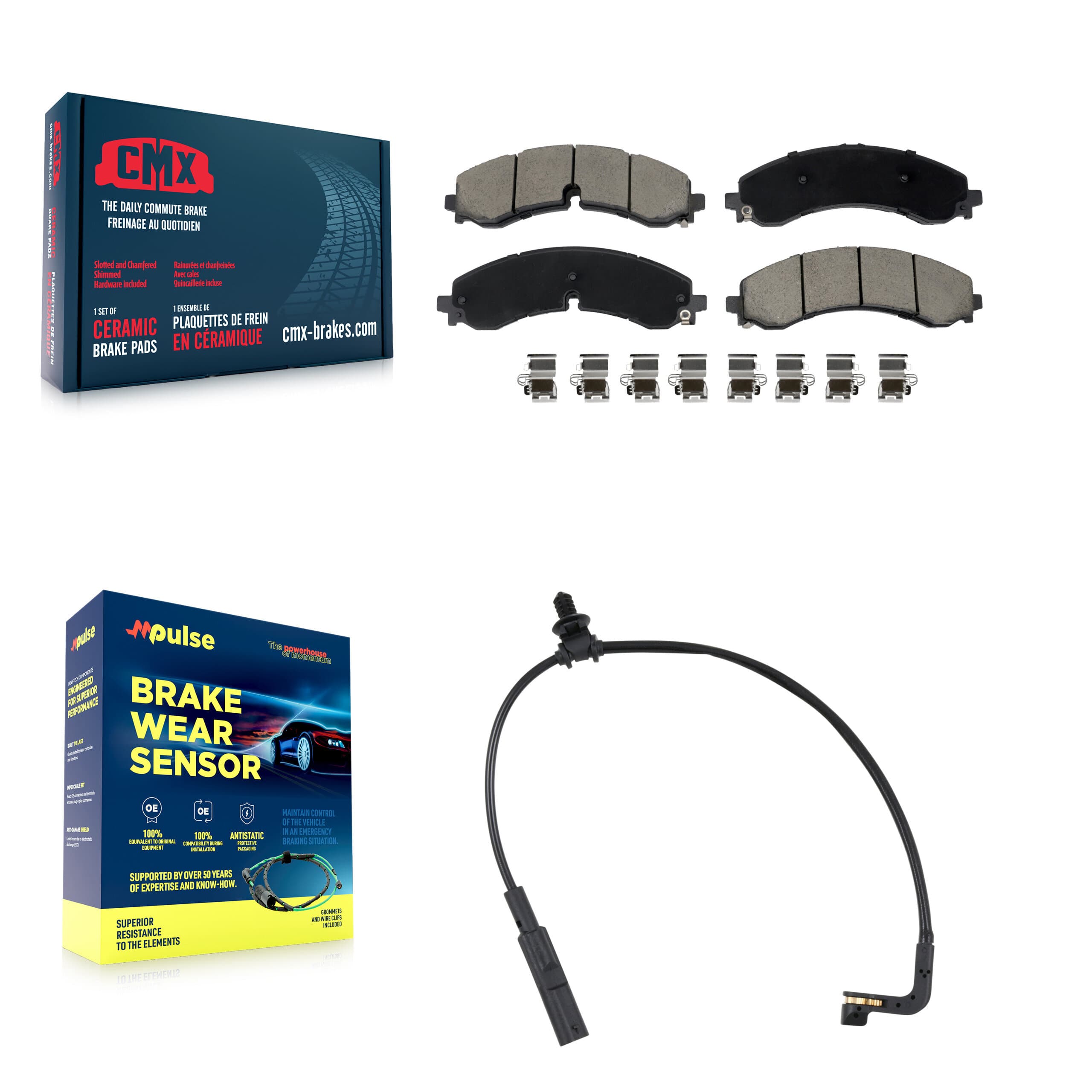 CMX - KCW-101222 - Front Disc Brake Pad Kits image 1