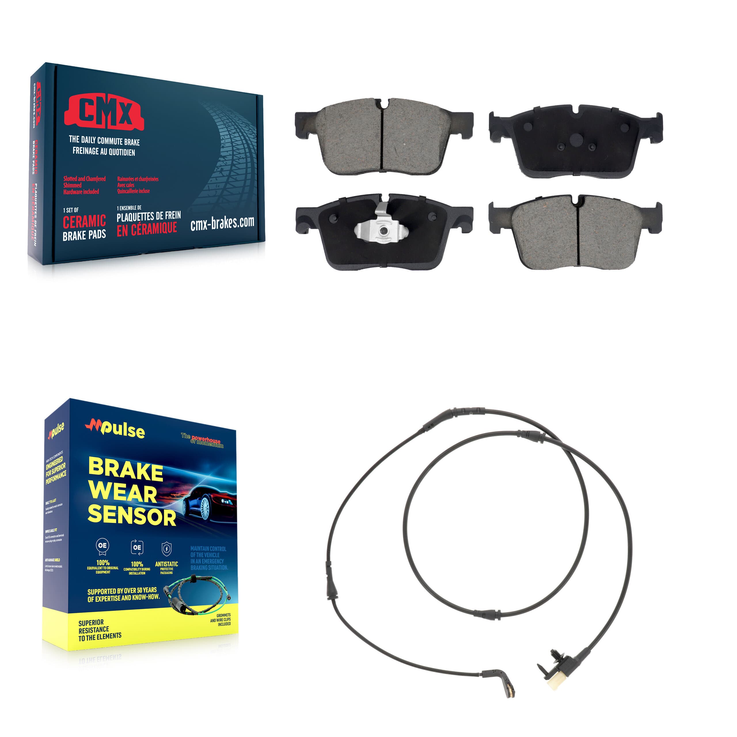 CMX - KCW-101225 - Front Disc Brake Pad Kits image 1