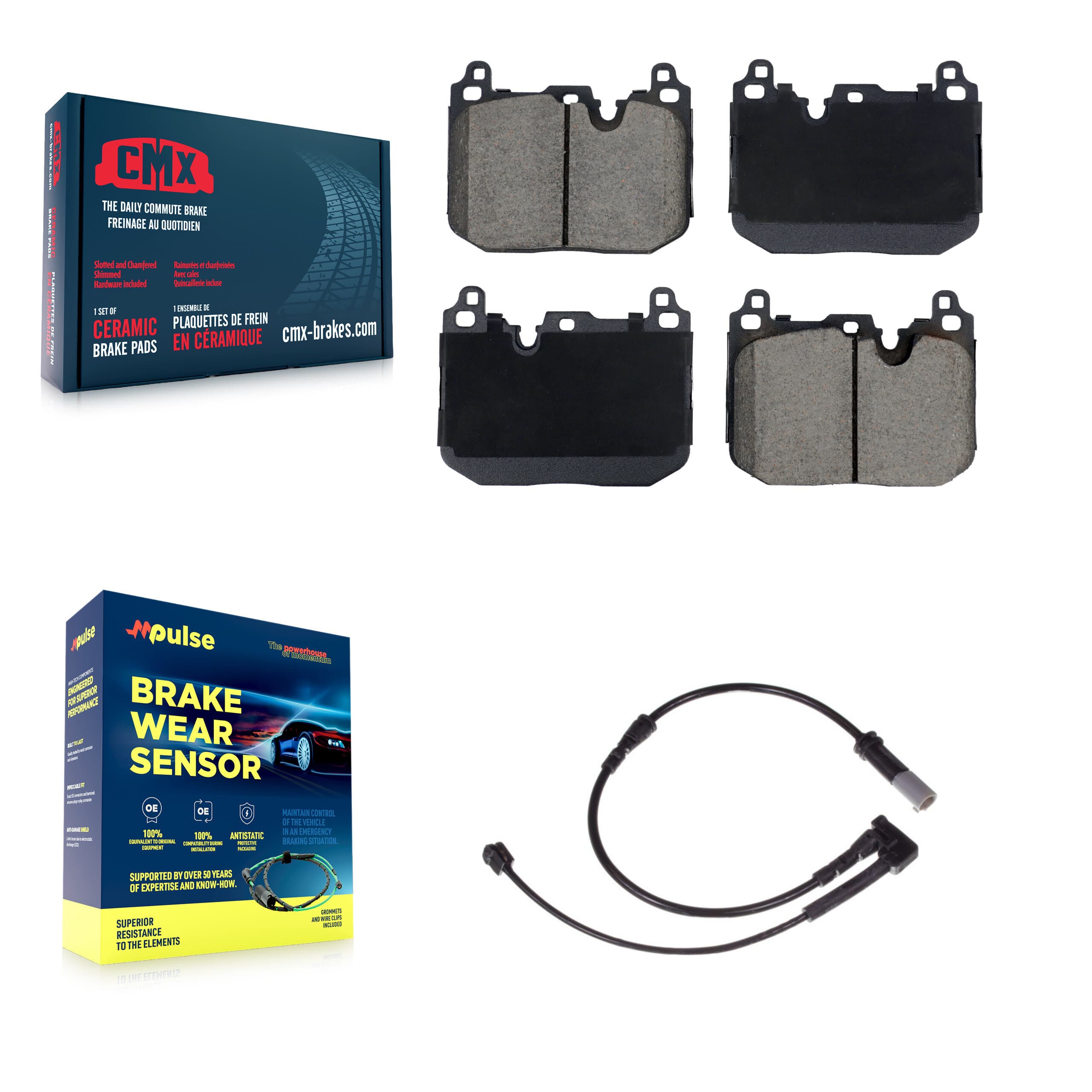 CMX - KCW-101226 - Front Disc Brake Pad Kits image 1