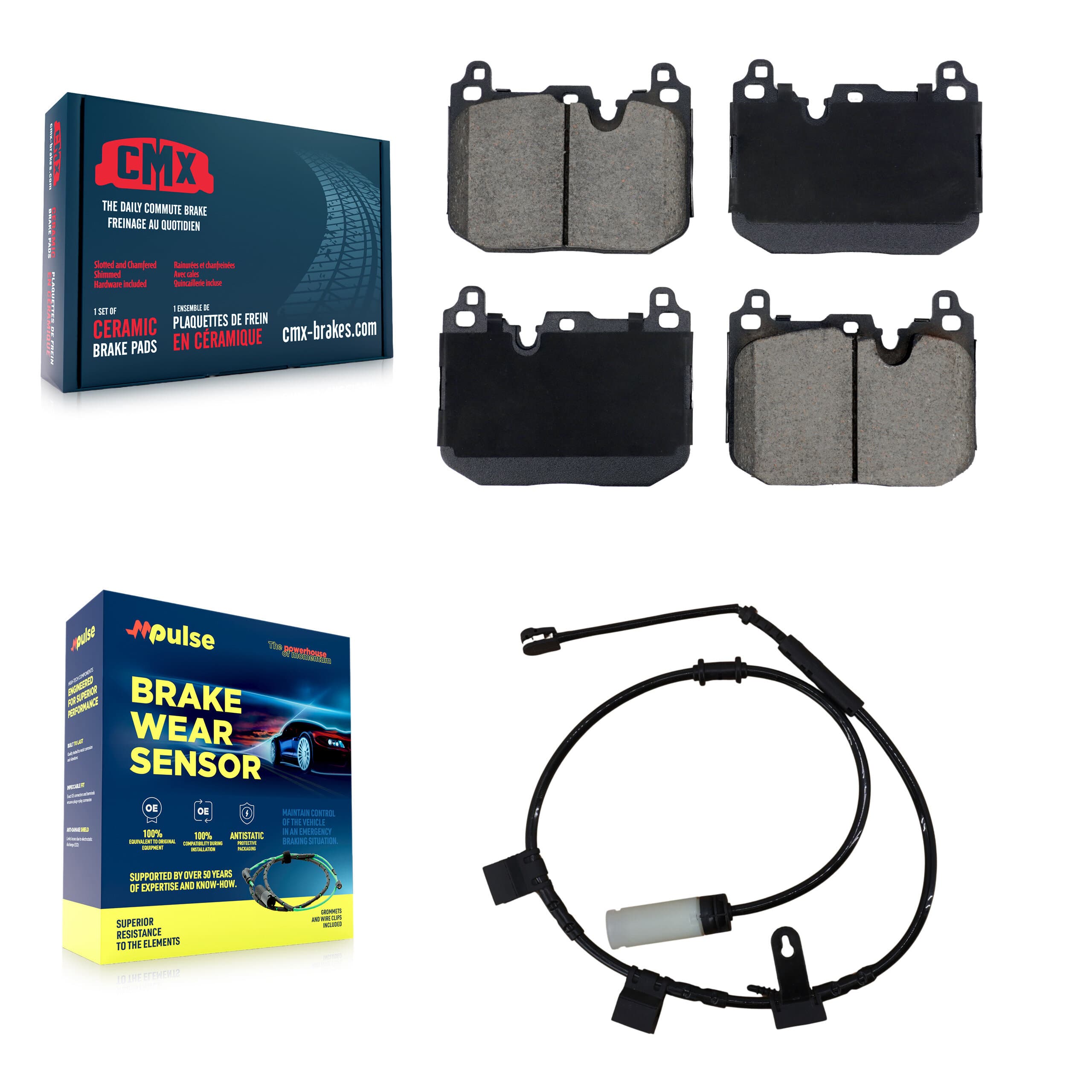 CMX - KCW-101227 - Front Disc Brake Pad Kits image 1