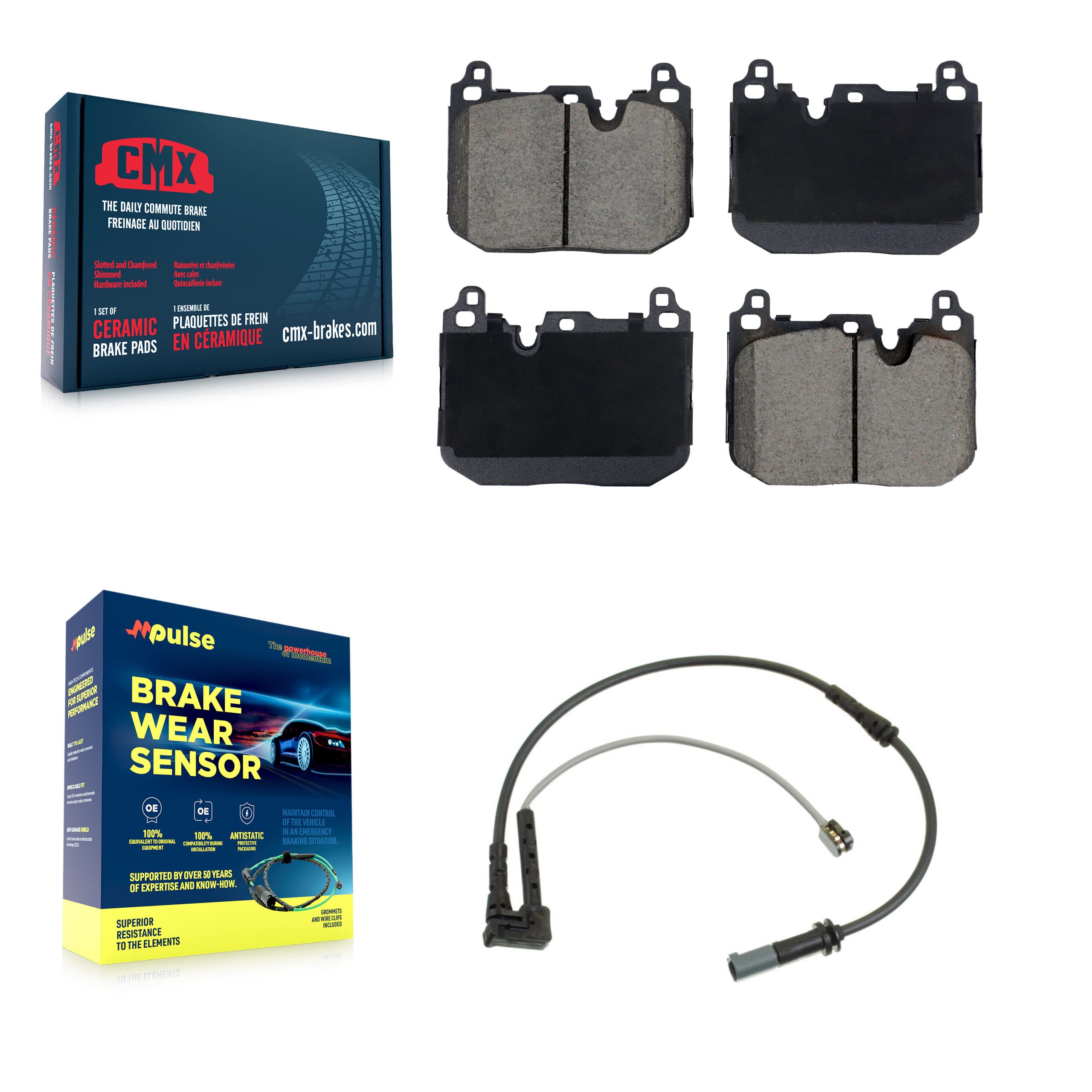 CMX - KCW-101230 - Front Disc Brake Pad Kits image 1