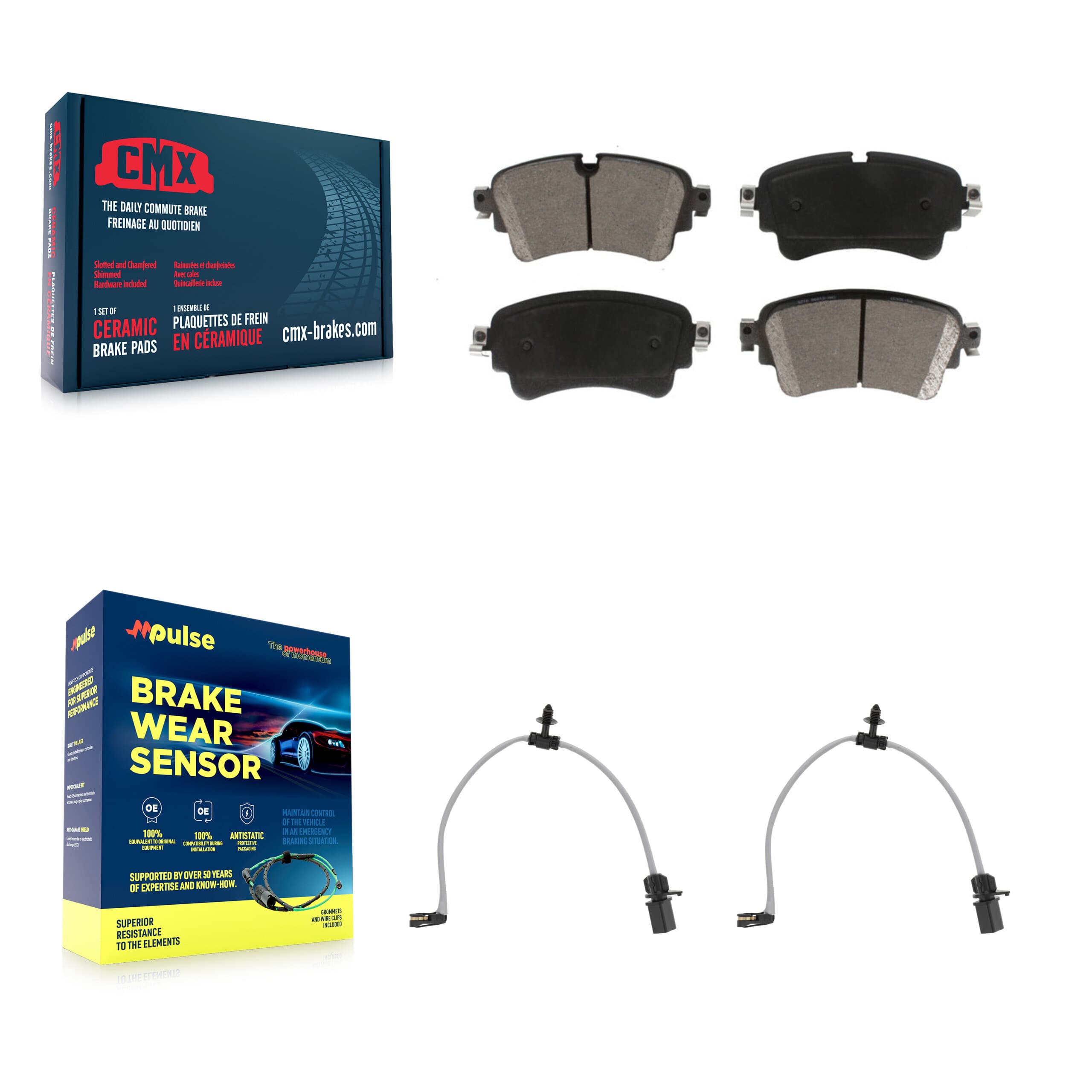 CMX - KCW-101236 - Rear Disc Brake Pad Kits image 1