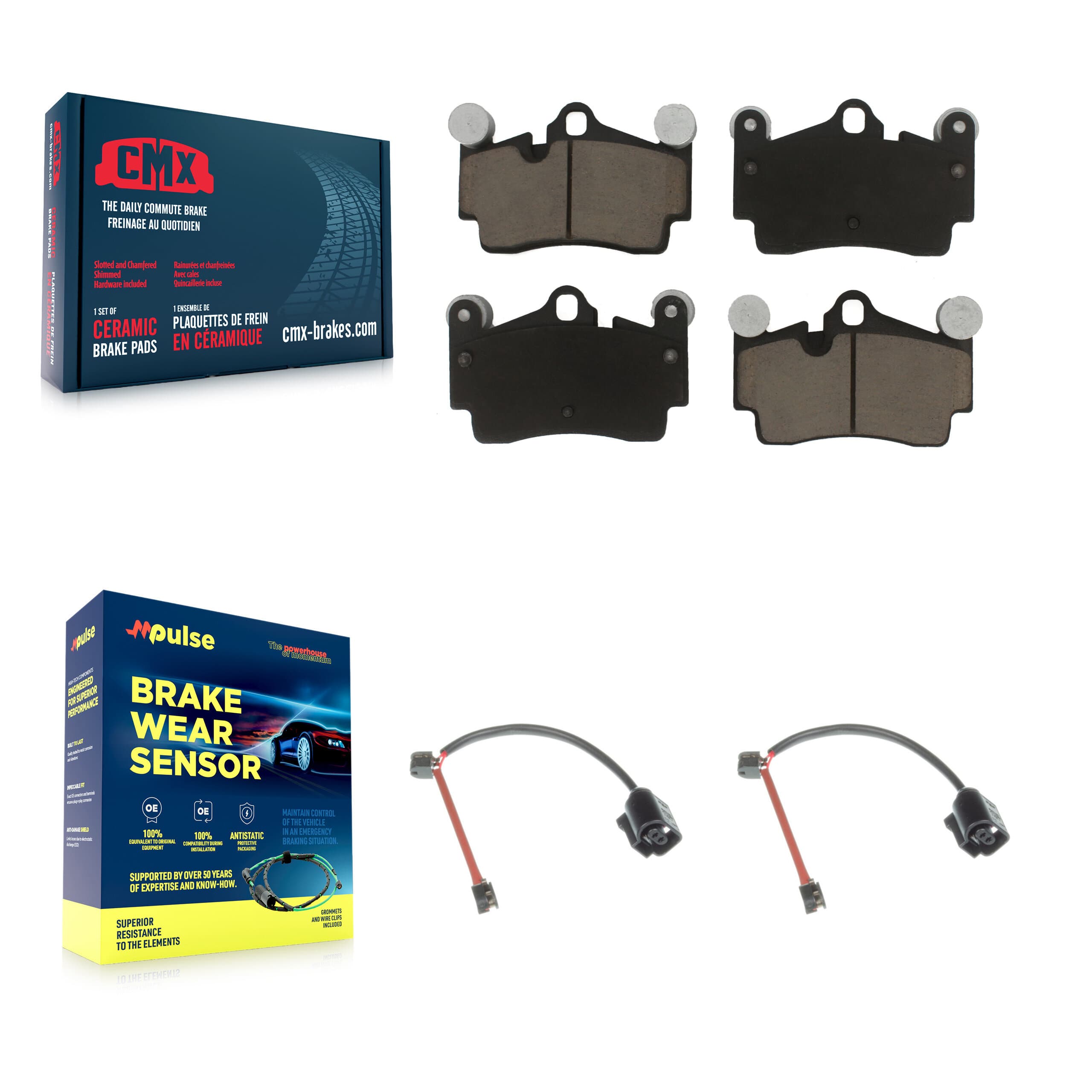 CMX - KCW-101243 - Rear Disc Brake Pad Kits image 1
