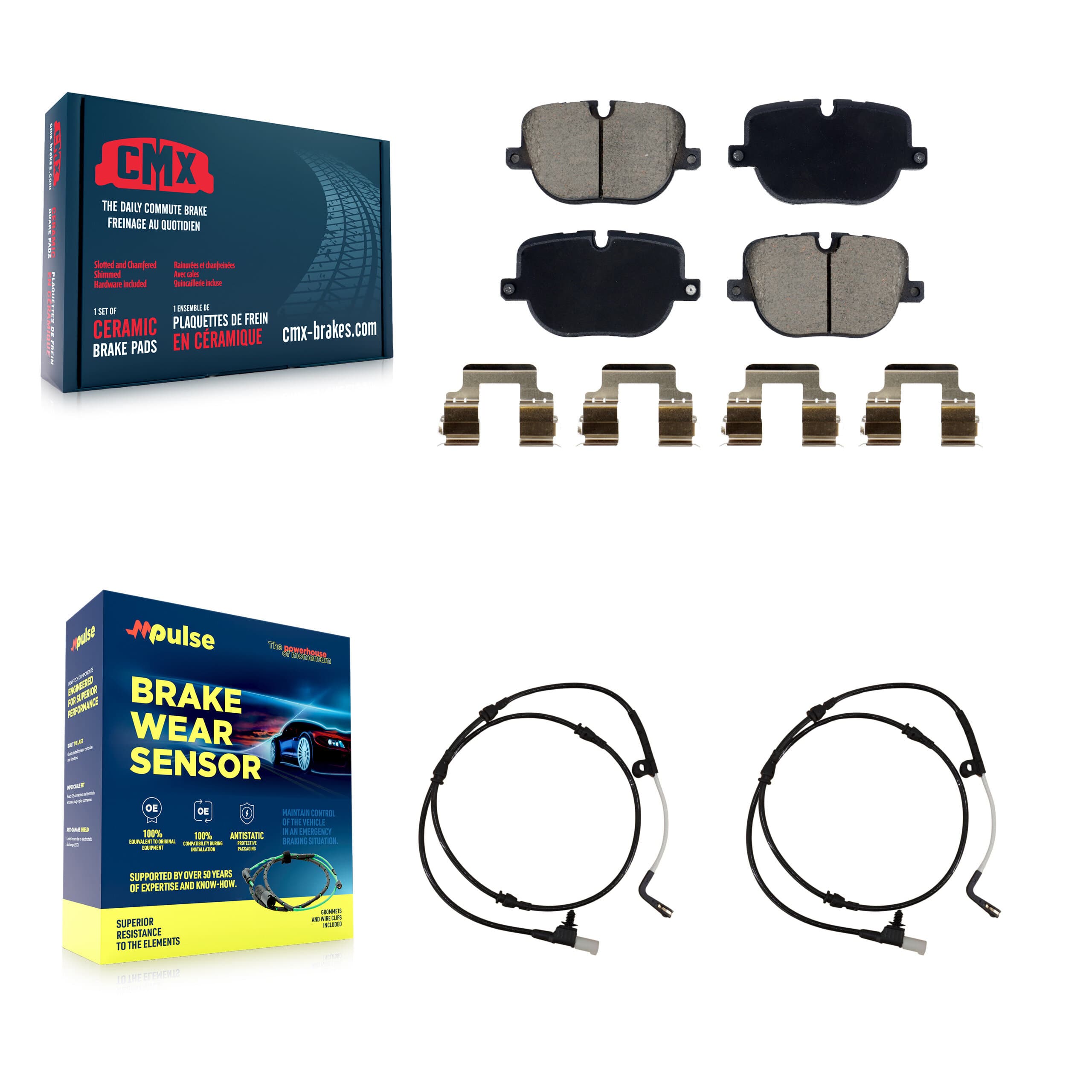 CMX - KCW-101248 - Rear Disc Brake Pad Kits image 1