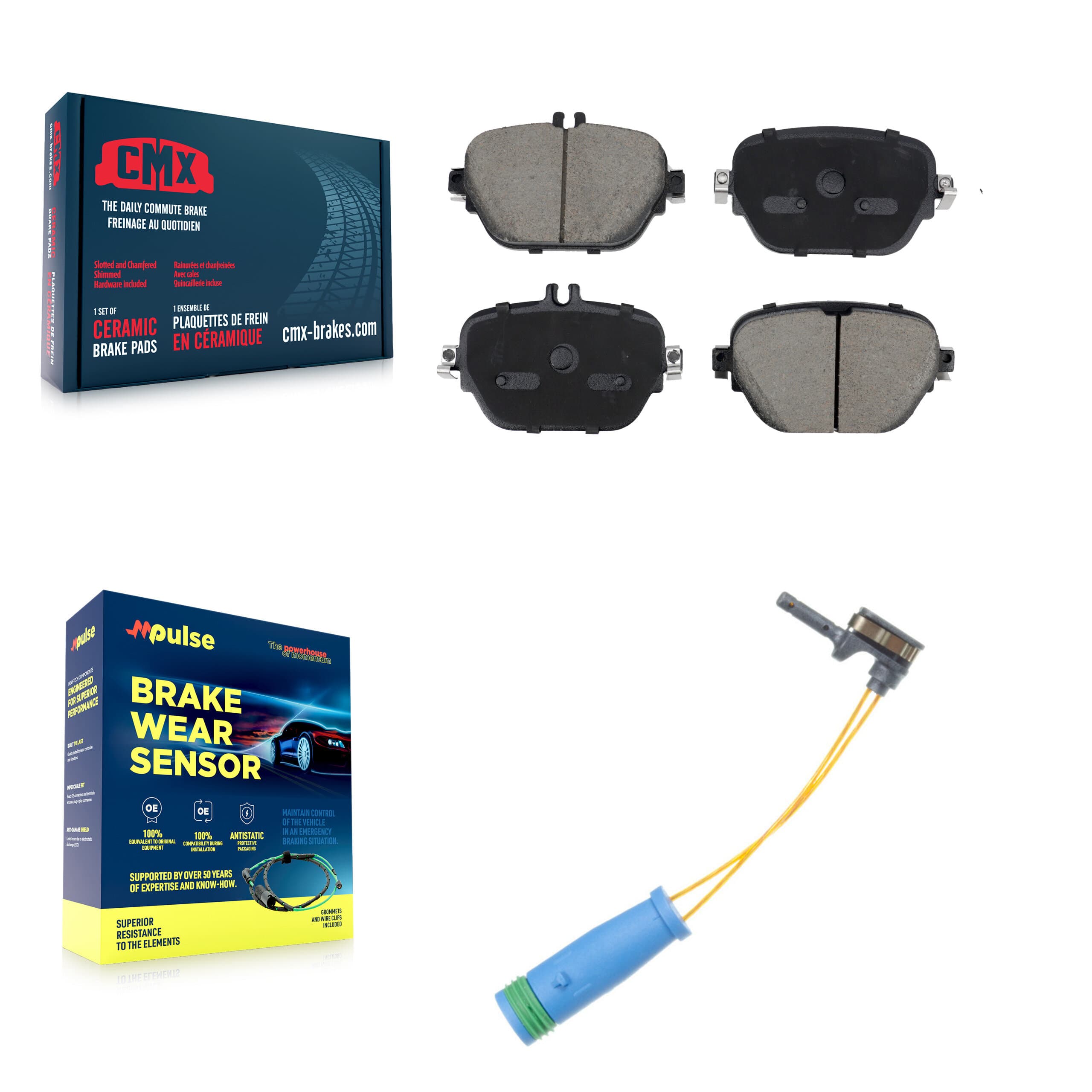 CMX - KCW-101258 - Rear Disc Brake Pad Kits image 1
