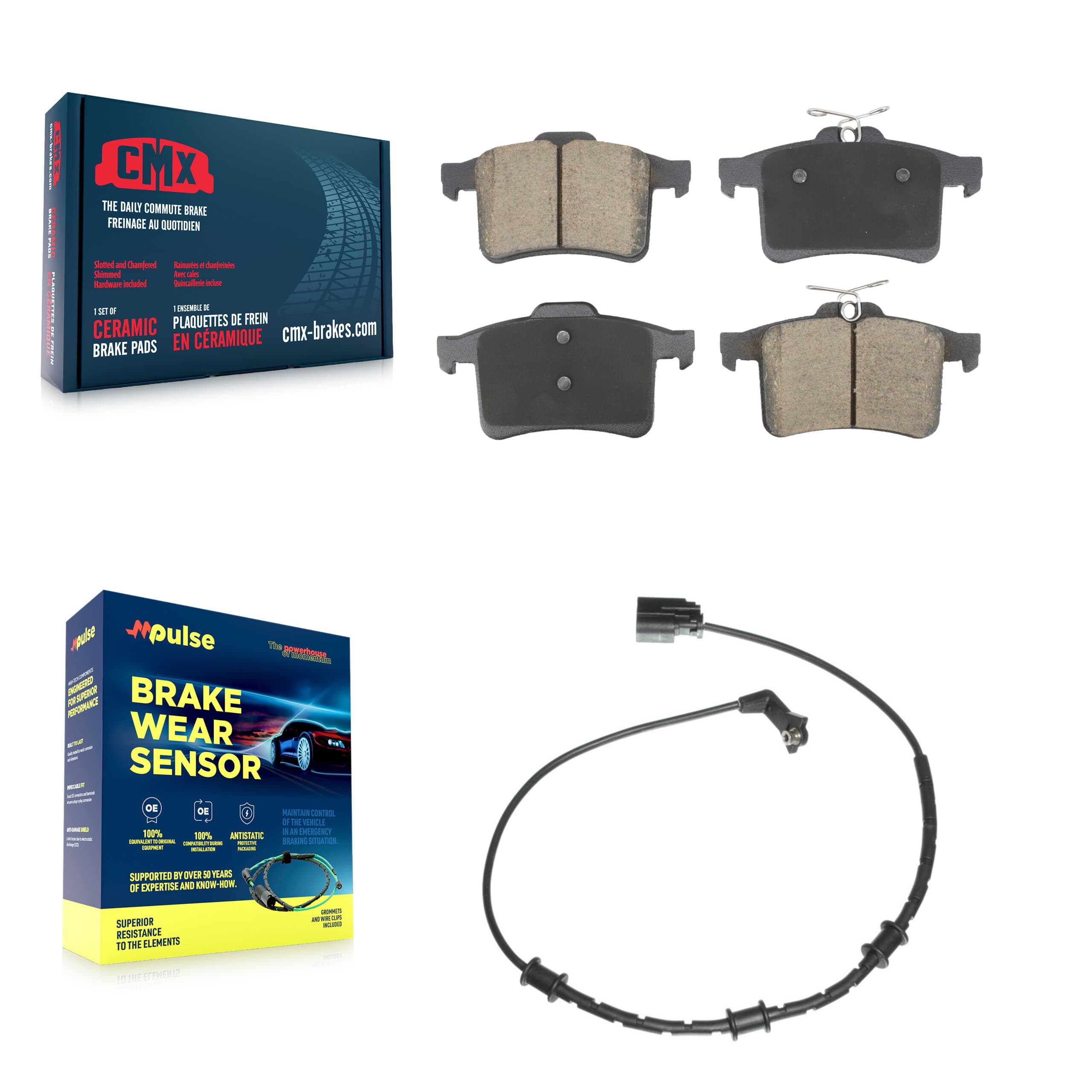 CMX - KCW-101262 - Rear Disc Brake Pad Kits image 1