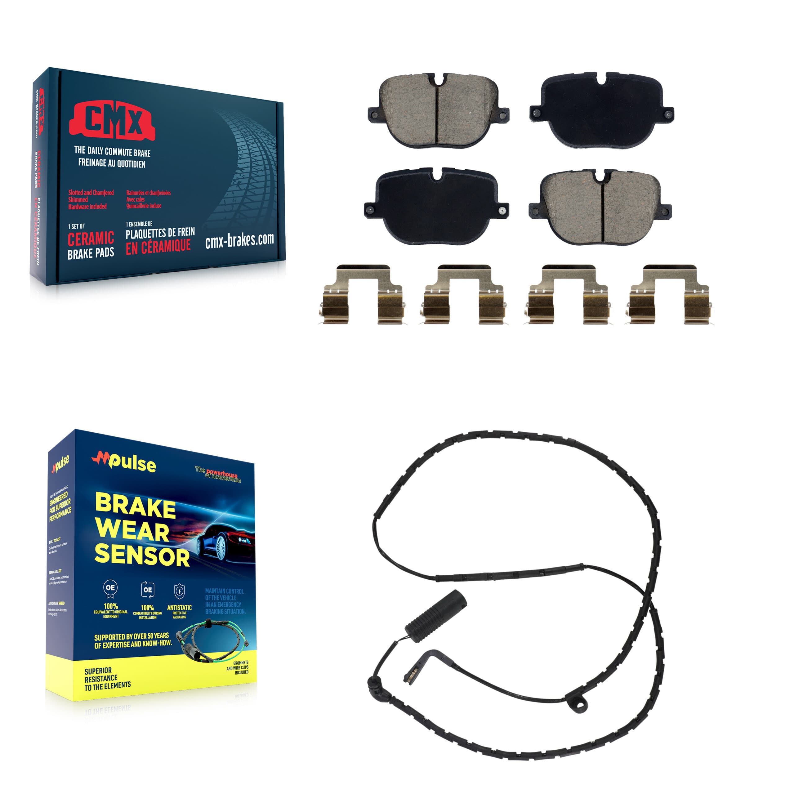 CMX - KCW-101265 - Rear Disc Brake Pad Kits image 1
