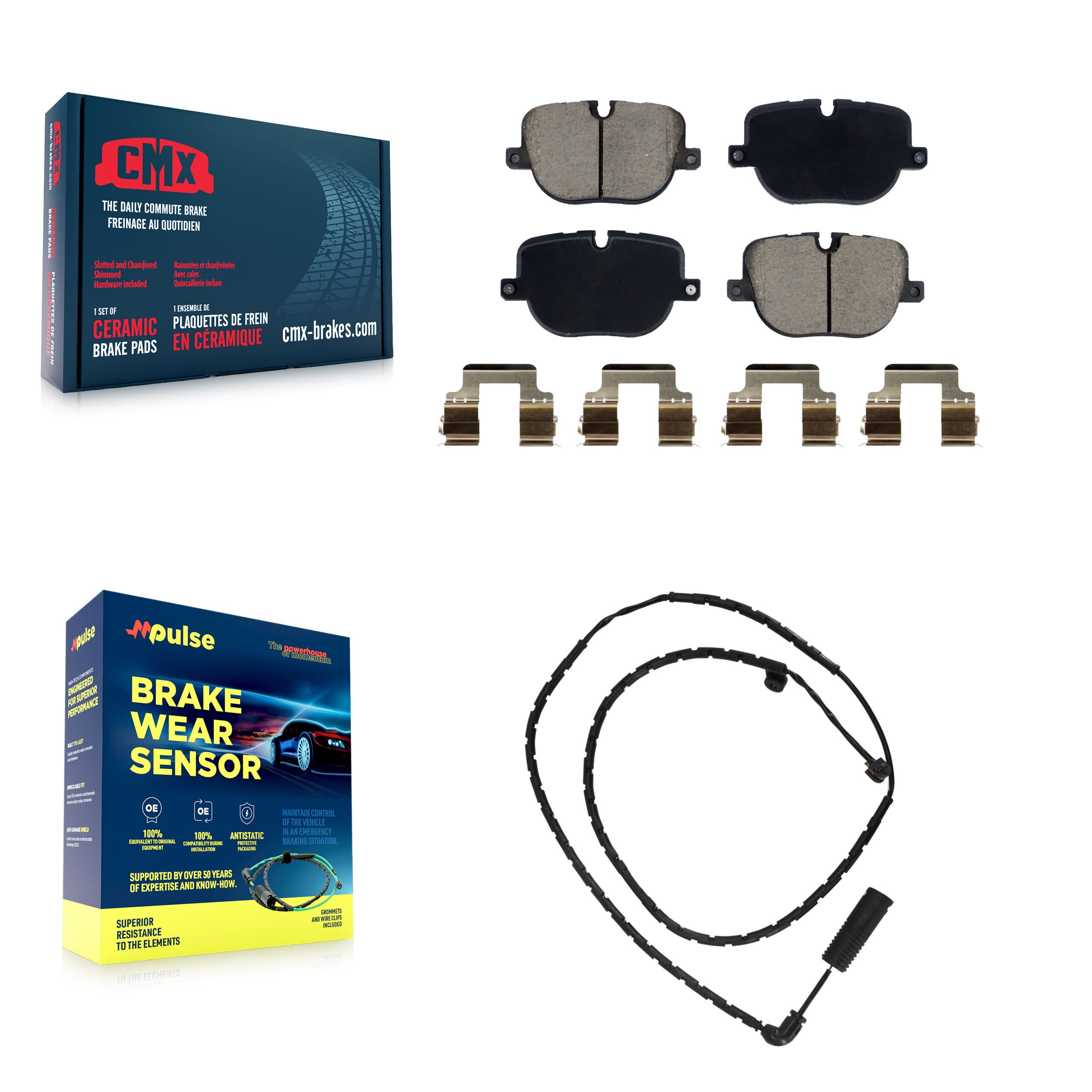 CMX - KCW-101266 - Rear Disc Brake Pad Kits image 1